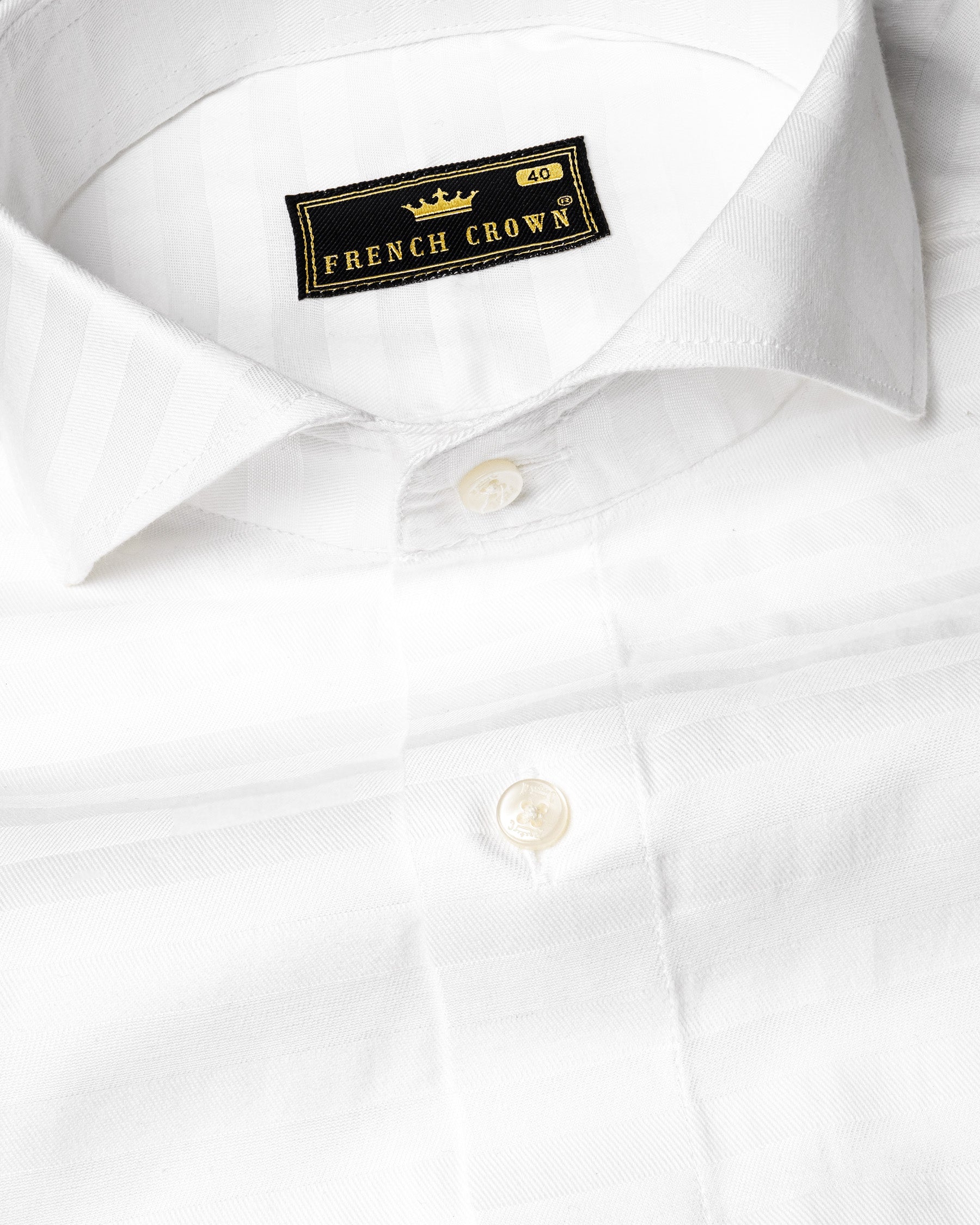 Bright White Subtle Striped Twill Premium Cotton Shirt 6747-CA-38,6747-CA-38,6747-CA-39,6747-CA-39,6747-CA-40,6747-CA-40,6747-CA-42,6747-CA-42,6747-CA-44,6747-CA-44,6747-CA-46,6747-CA-46,6747-CA-48,6747-CA-48,6747-CA-50,6747-CA-50,6747-CA-52,6747-CA-52