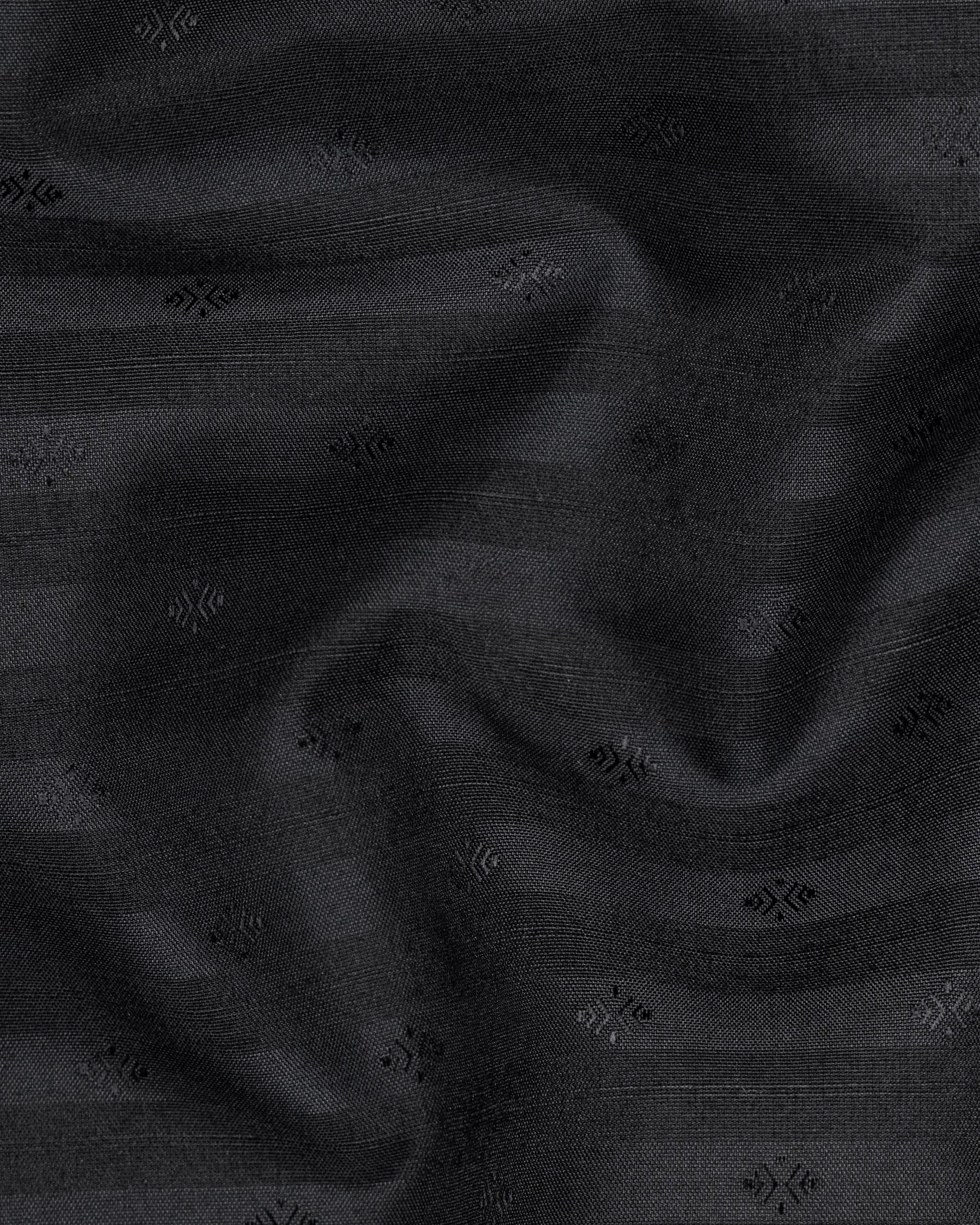 Jade Black Dobby Textured Premium Giza Cotton Shirt 6810-BLK-38,6810-BLK-38,6810-BLK-39,6810-BLK-39,6810-BLK-40,6810-BLK-40,6810-BLK-42,6810-BLK-42,6810-BLK-44,6810-BLK-44,6810-BLK-46,6810-BLK-46,6810-BLK-48,6810-BLK-48,6810-BLK-50,6810-BLK-50,6810-BLK-52,6810-BLK-52