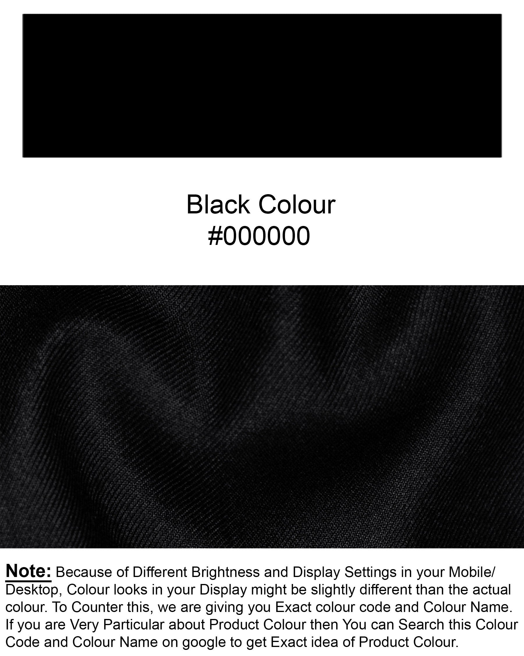 Jade Black Premium Cotton Shirt