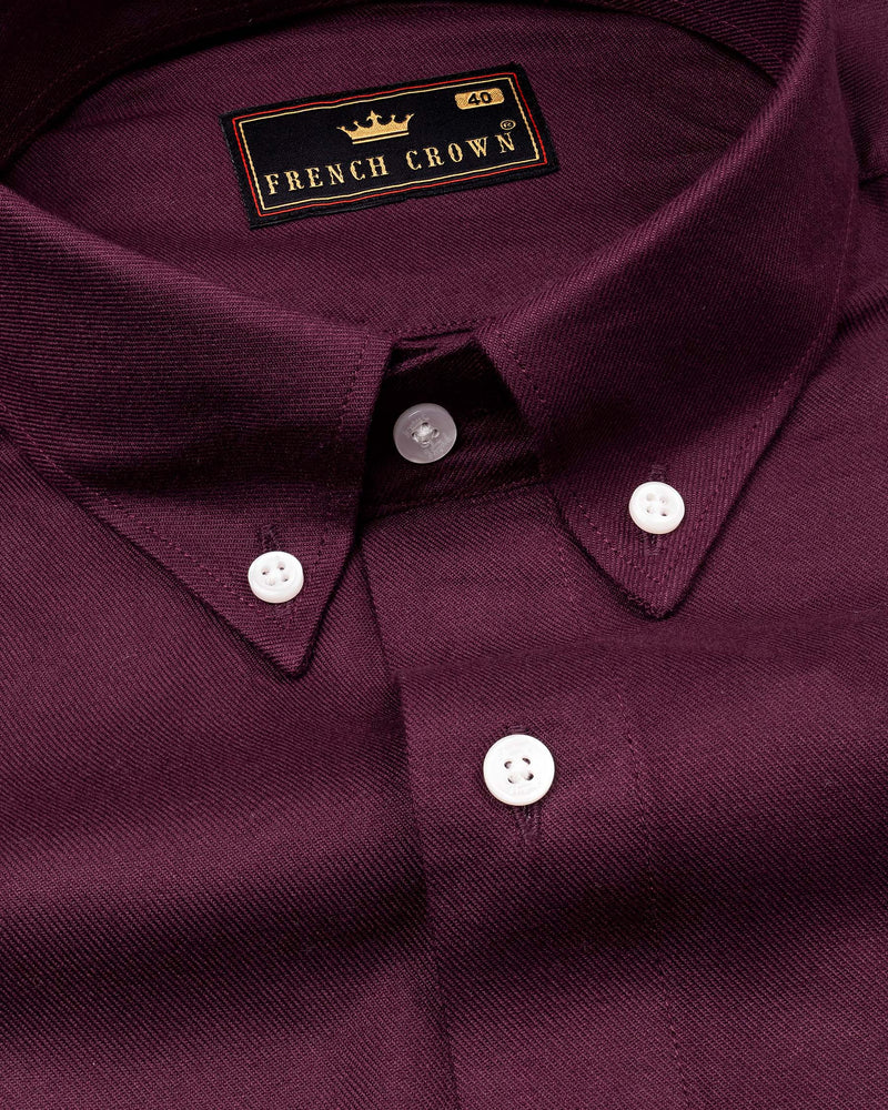 Wine Berry Premium Tencel Shirt