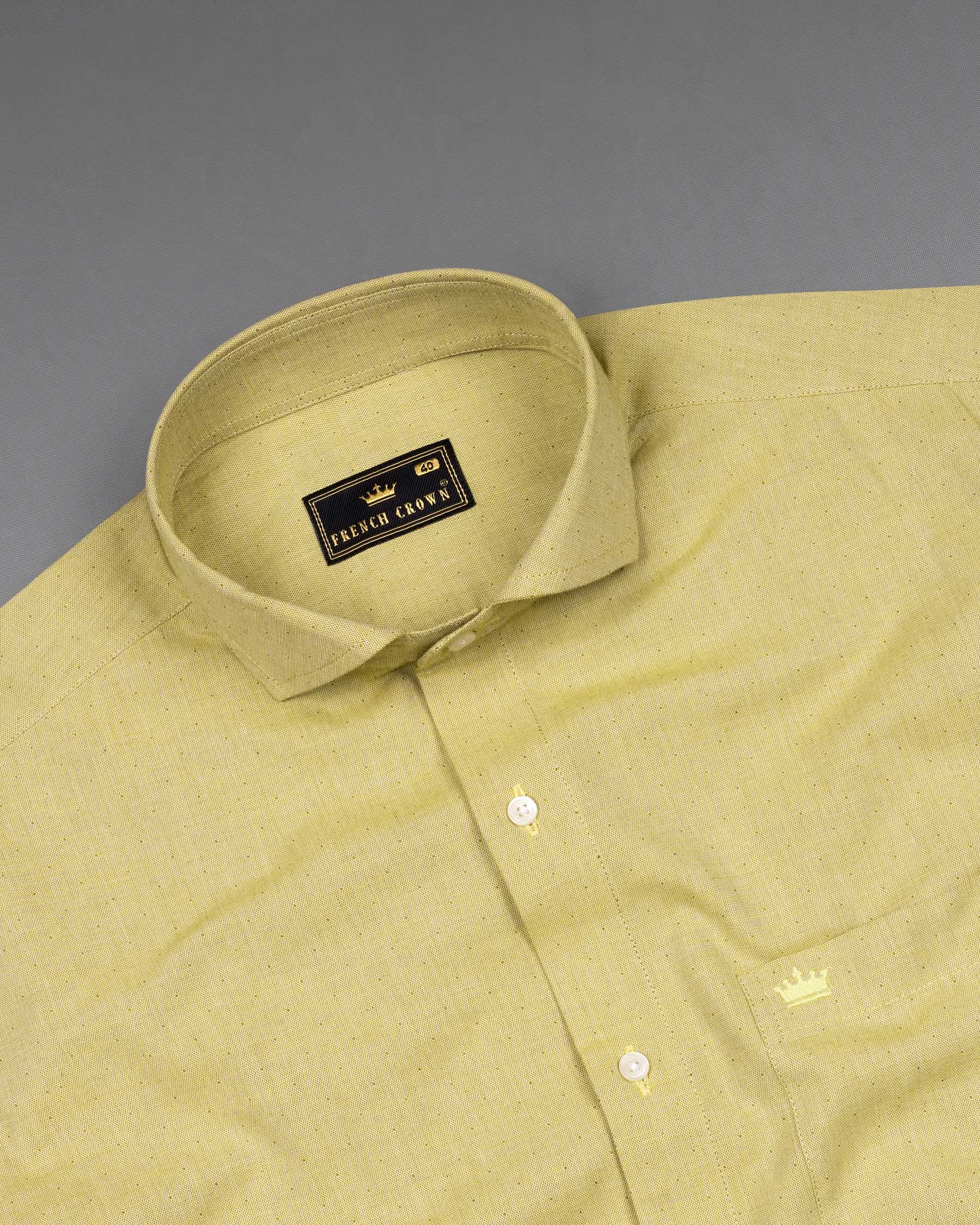 Grandis Yellow Dobby Textured Premium Cotton Shirt 6892-CA-38,6892-CA-38,6892-CA-39,6892-CA-39,6892-CA-40,6892-CA-40,6892-CA-42,6892-CA-42,6892-CA-44,6892-CA-44,6892-CA-46,6892-CA-46,6892-CA-48,6892-CA-48,6892-CA-50,6892-CA-50,6892-CA-52,6892-CA-52