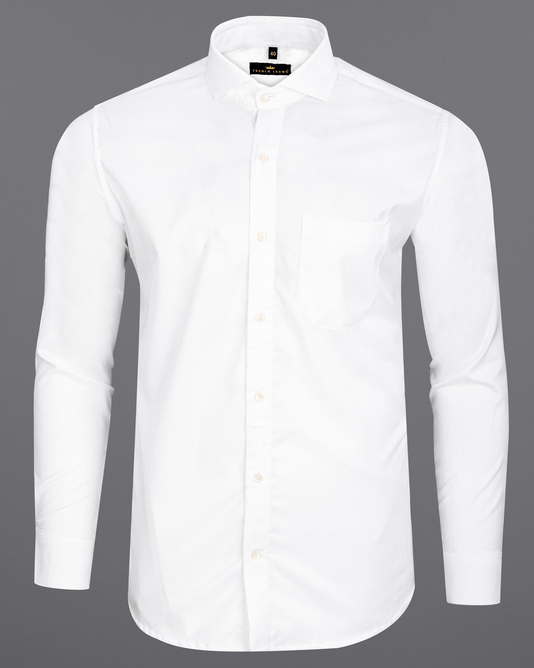 Bright White Diagonal Striped Twill Premium Cotton Shirt 6912-CA-38, 6912-CA-H-38, 6912-CA-39, 6912-CA-H-39, 6912-CA-40, 6912-CA-H-40, 6912-CA-42, 6912-CA-H-42, 6912-CA-44, 6912-CA-H-44, 6912-CA-46, 6912-CA-H-46, 6912-CA-48, 6912-CA-H-48, 6912-CA-50, 6912-CA-H-50, 6912-CA-52, 6912-CA-H-52