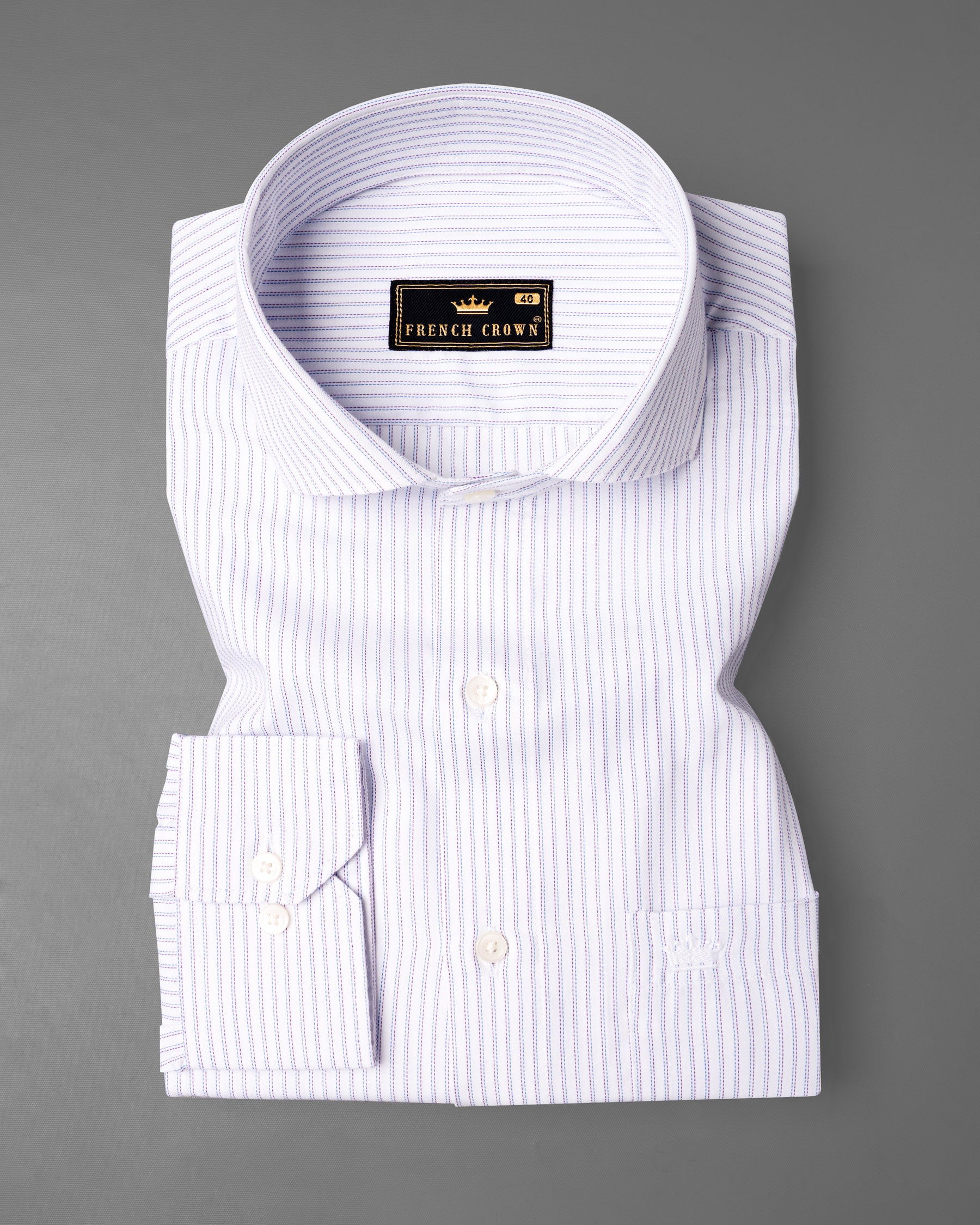Bright White Striped Twill Premium Cotton Shirt 6914-CA-38,6914-CA-38,6914-CA-39,6914-CA-39,6914-CA-40,6914-CA-40,6914-CA-42,6914-CA-42,6914-CA-44,6914-CA-44,6914-CA-46,6914-CA-46,6914-CA-48,6914-CA-48,6914-CA-50,6914-CA-50,6914-CA-52,6914-CA-52