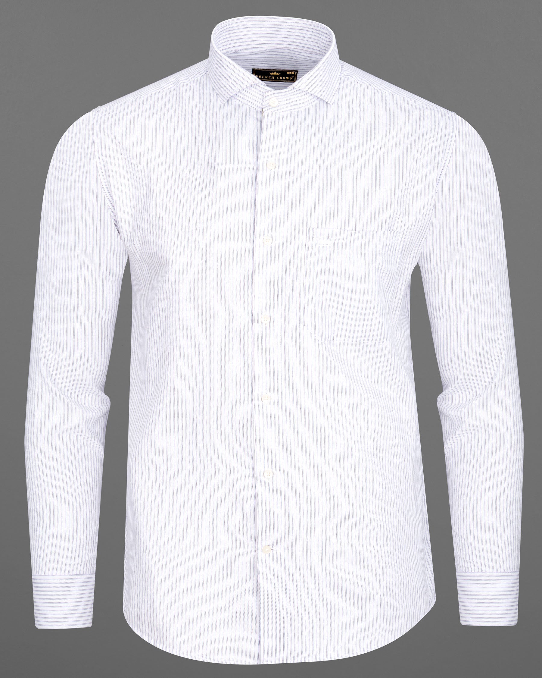 Bright White Striped Twill Premium Cotton Shirt 6914-CA-38,6914-CA-38,6914-CA-39,6914-CA-39,6914-CA-40,6914-CA-40,6914-CA-42,6914-CA-42,6914-CA-44,6914-CA-44,6914-CA-46,6914-CA-46,6914-CA-48,6914-CA-48,6914-CA-50,6914-CA-50,6914-CA-52,6914-CA-52