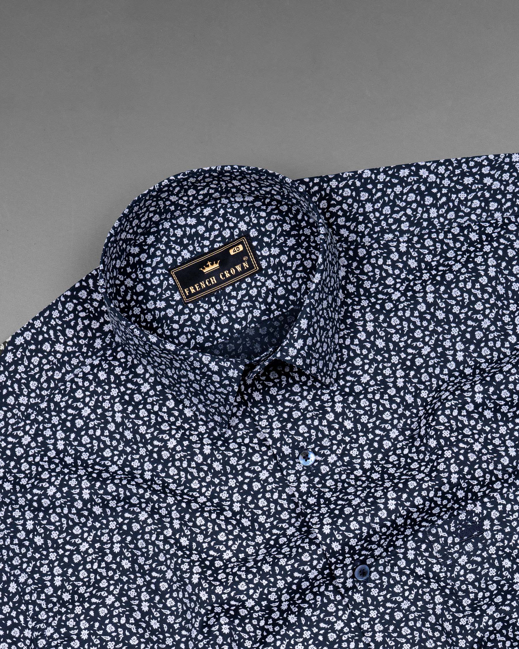 Firefly Floral Printed Premium Cotton Shirt 6937-BLE-38,6937-BLE-38,6937-BLE-39,6937-BLE-39,6937-BLE-40,6937-BLE-40,6937-BLE-42,6937-BLE-42,6937-BLE-44,6937-BLE-44,6937-BLE-46,6937-BLE-46,6937-BLE-48,6937-BLE-48,6937-BLE-50,6937-BLE-50,6937-BLE-52,6937-BLE-52