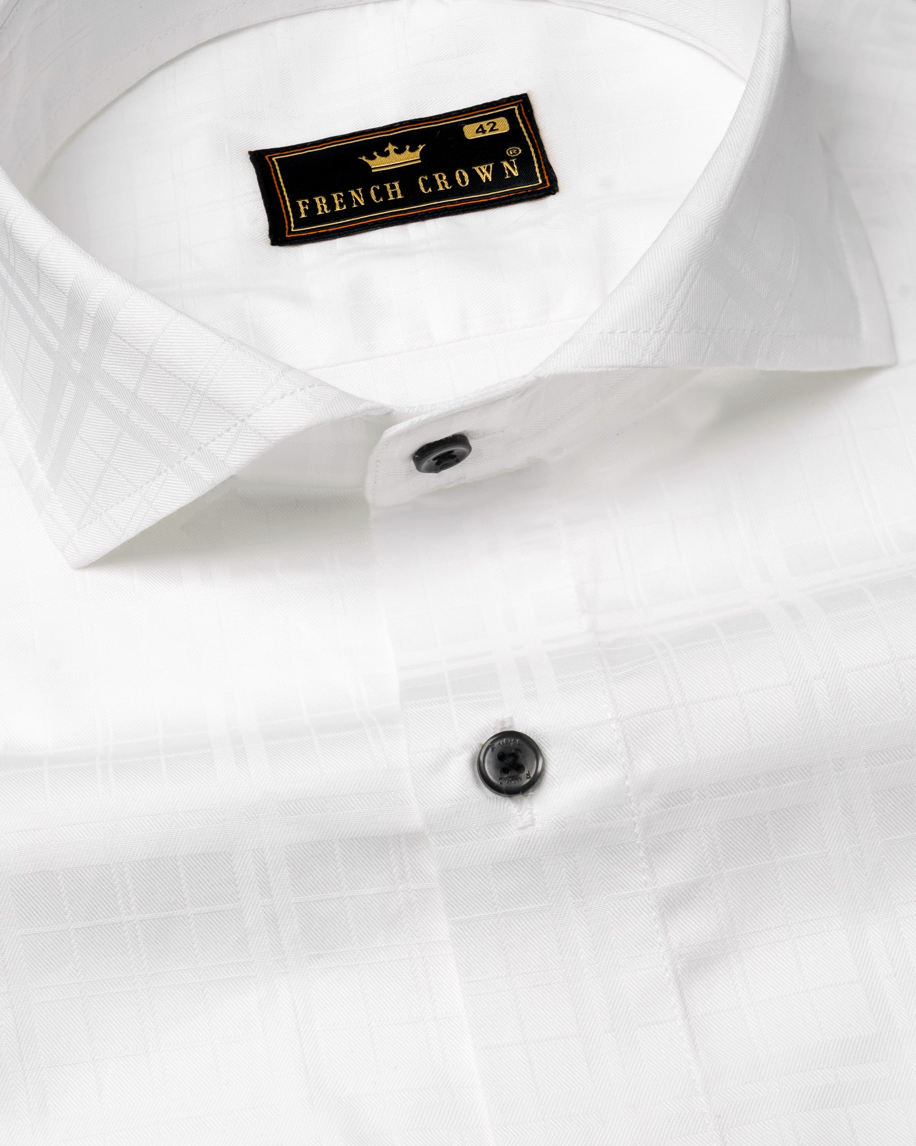 Bright White Checkered Dobby Textured Premium Giza Cotton Shirt 6949-CA-BLK-38,6949-CA-BLK-H-38,6949-CA-BLK-39,6949-CA-BLK-H-39,6949-CA-BLK-40,6949-CA-BLK-H-40,6949-CA-BLK-42,6949-CA-BLK-H-42,6949-CA-BLK-44,6949-CA-BLK-H-44,6949-CA-BLK-46,6949-CA-BLK-H-46,6949-CA-BLK-48,6949-CA-BLK-H-48,6949-CA-BLK-50,6949-CA-BLK-H-50,6949-CA-BLK-52,6949-CA-BLK-H-52
