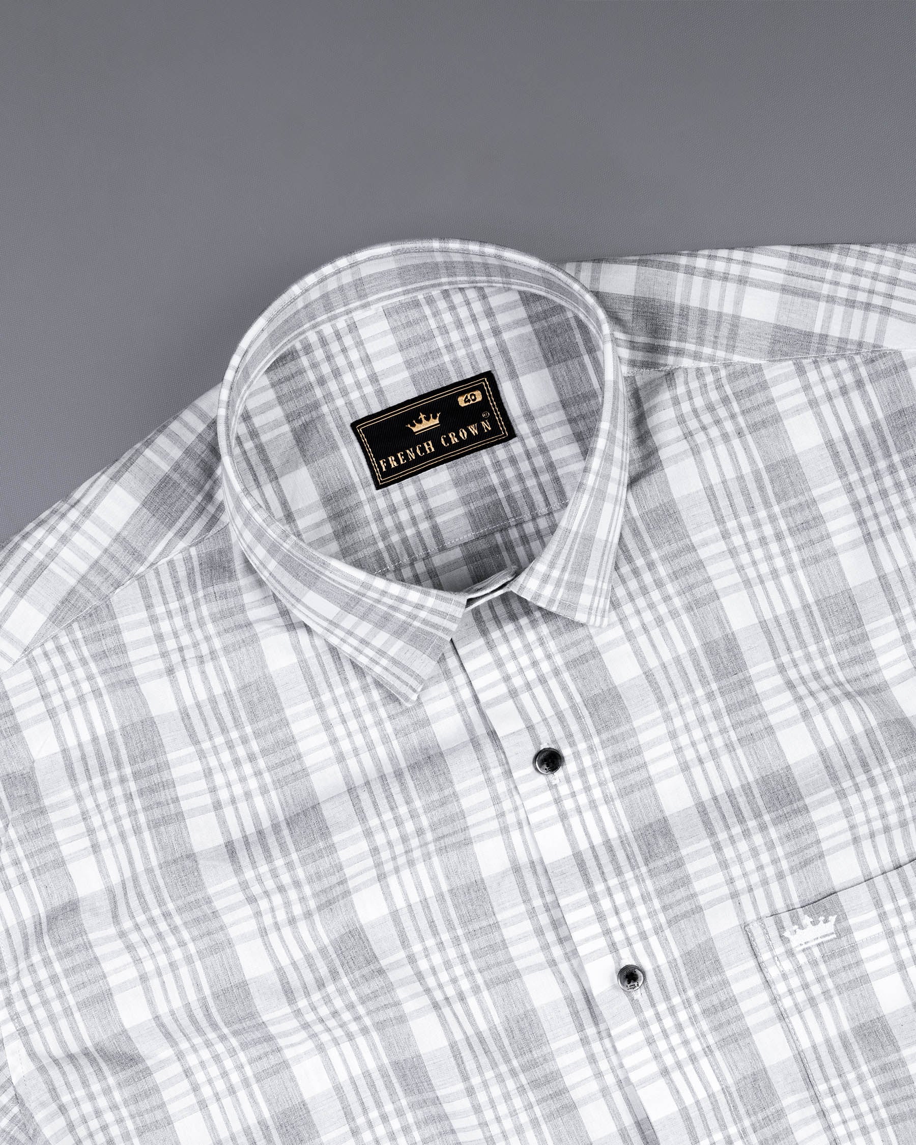 Bright White with Pale Slate Gray Premium Cotton Shirt 6952-BLK-38,6952-BLK-H-38,6952-BLK-39,6952-BLK-H-39,6952-BLK-40,6952-BLK-H-40,6952-BLK-42,6952-BLK-H-42,6952-BLK-44,6952-BLK-H-44,6952-BLK-46,6952-BLK-H-46,6952-BLK-48,6952-BLK-H-48,6952-BLK-50,6952-BLK-H-50,6952-BLK-52,6952-BLK-H-52