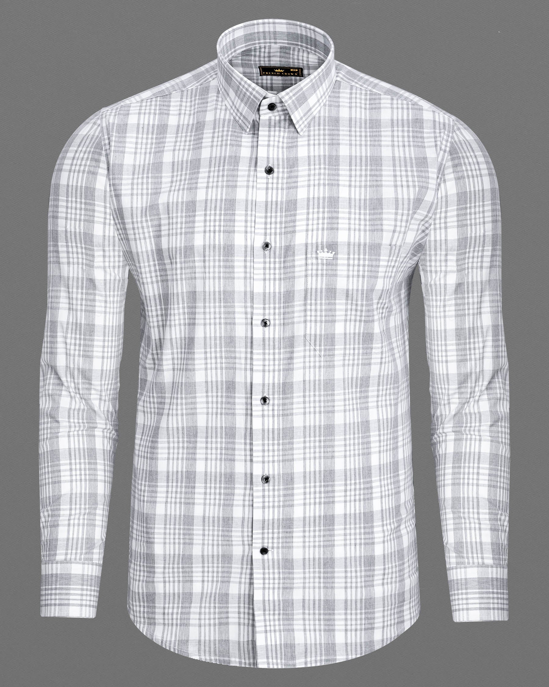 Bright White with Pale Slate Gray Premium Cotton Shirt 6952-BLK-38,6952-BLK-H-38,6952-BLK-39,6952-BLK-H-39,6952-BLK-40,6952-BLK-H-40,6952-BLK-42,6952-BLK-H-42,6952-BLK-44,6952-BLK-H-44,6952-BLK-46,6952-BLK-H-46,6952-BLK-48,6952-BLK-H-48,6952-BLK-50,6952-BLK-H-50,6952-BLK-52,6952-BLK-H-52