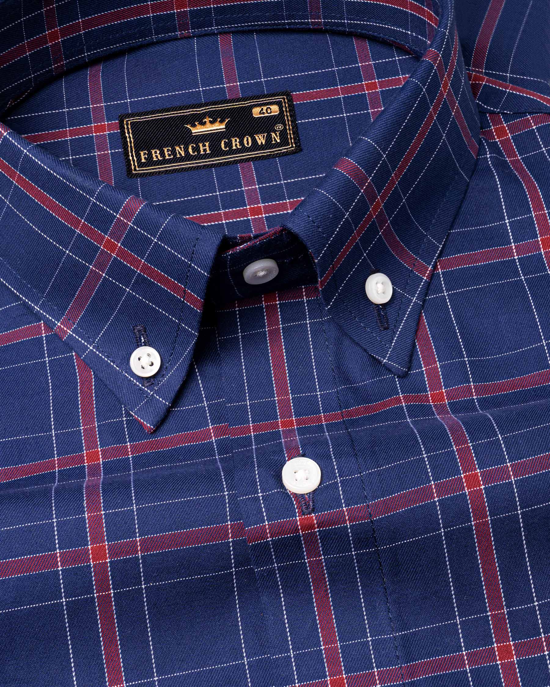 Rhino Blue Windowpane Twill Premium Cotton Shirt 6970-BD-38,6970-BD-H-38,6970-BD-39,6970-BD-H-39,6970-BD-40,6970-BD-H-40,6970-BD-42,6970-BD-H-42,6970-BD-44,6970-BD-H-44,6970-BD-46,6970-BD-H-46,6970-BD-48,6970-BD-H-48,6970-BD-50,6970-BD-H-50,6970-BD-52,6970-BD-H-52