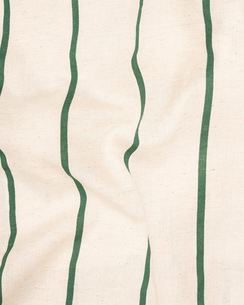 Ecru Brown with Oxley Green Striped Luxurious Linen Shirt 7010-M-38,7010-M-38,7010-M-39,7010-M-39,7010-M-40,7010-M-40,7010-M-42,7010-M-42,7010-M-44,7010-M-44,7010-M-46,7010-M-46,7010-M-48,7010-M-48,7010-M-50,7010-M-50,7010-M-52,7010-M-52
