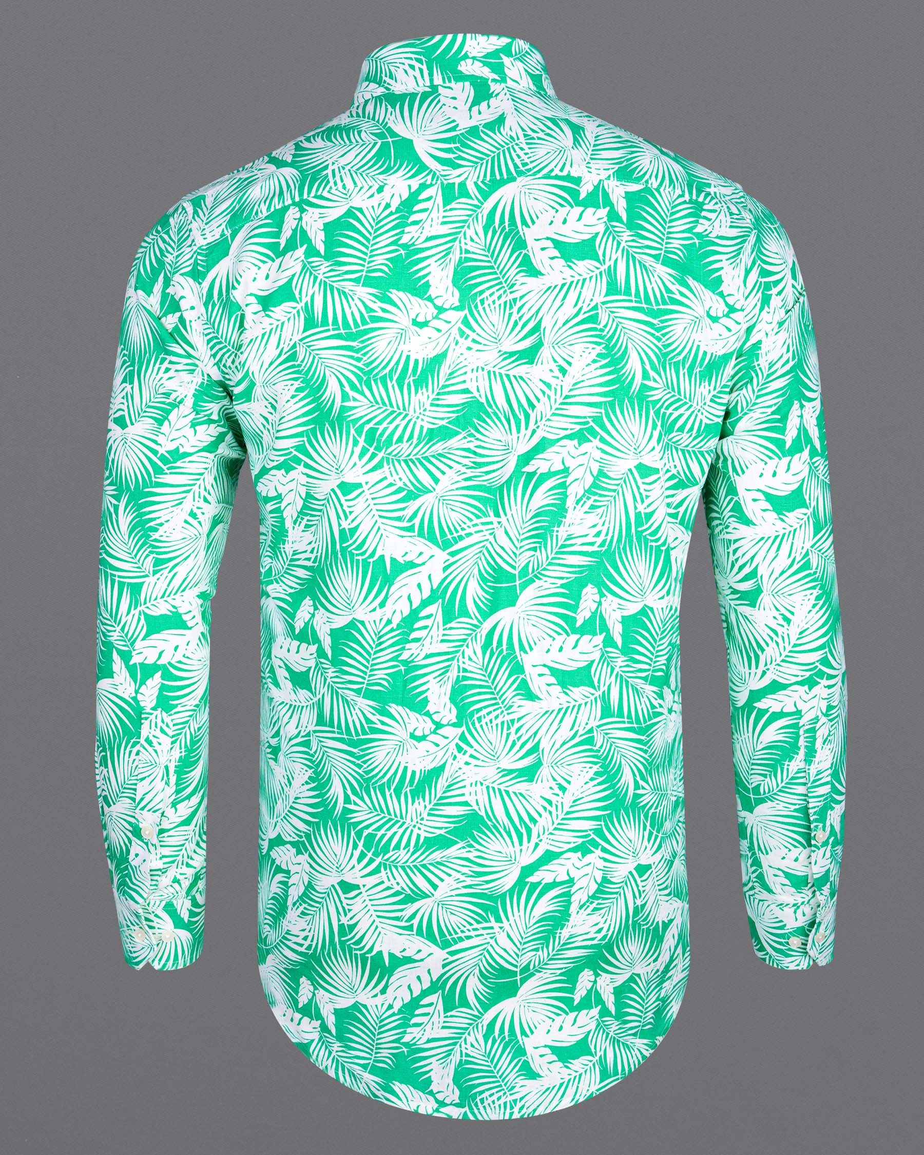 Aqua Tropical fabric Printed Luxurious Linen Shirt 7028-38, 7028-H-38, 7028-39, 7028-H-39, 7028-40, 7028-H-40, 7028-42, 7028-H-42, 7028-44, 7028-H-44, 7028-46, 7028-H-46, 7028-48, 7028-H-48, 7028-50, 7028-H-50, 7028-52, 7028-H-52
