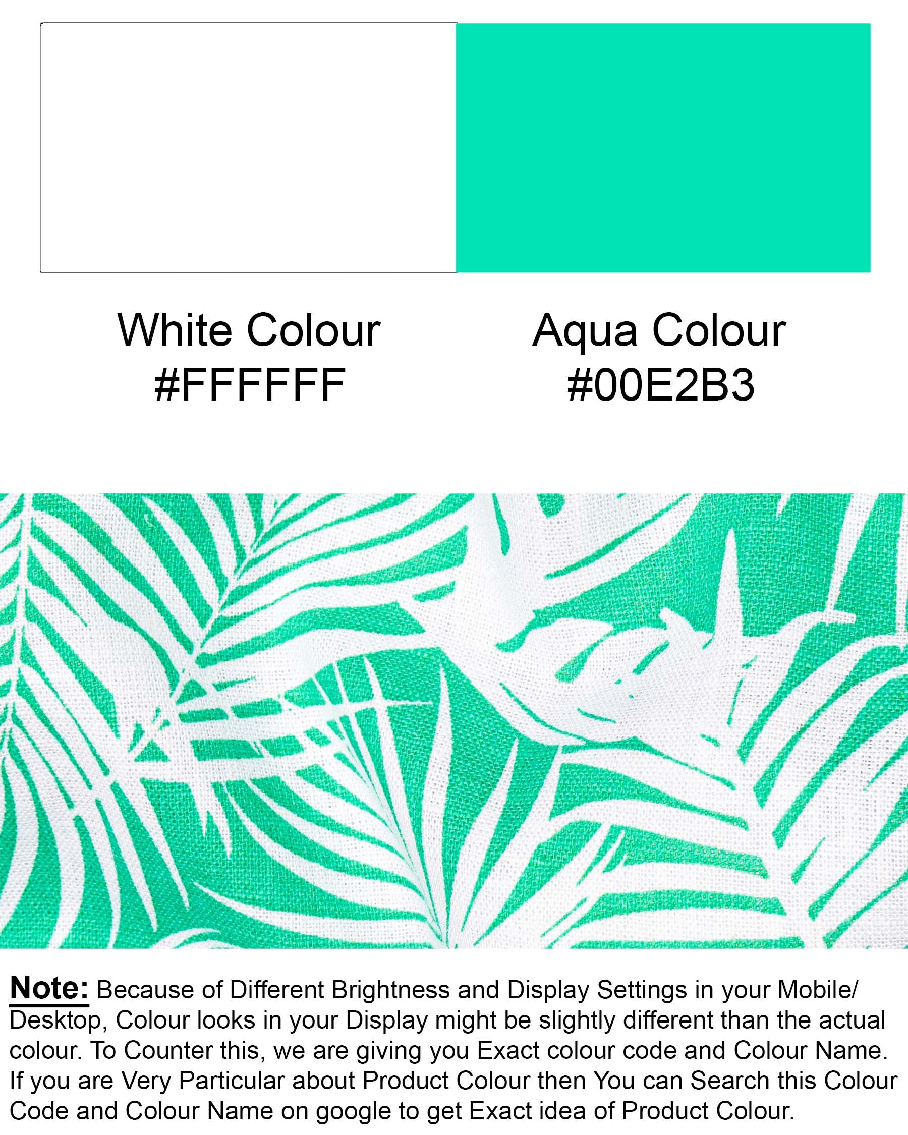 Aqua Tropical fabric Printed Luxurious Linen Shirt 7028-38, 7028-H-38, 7028-39, 7028-H-39, 7028-40, 7028-H-40, 7028-42, 7028-H-42, 7028-44, 7028-H-44, 7028-46, 7028-H-46, 7028-48, 7028-H-48, 7028-50, 7028-H-50, 7028-52, 7028-H-52