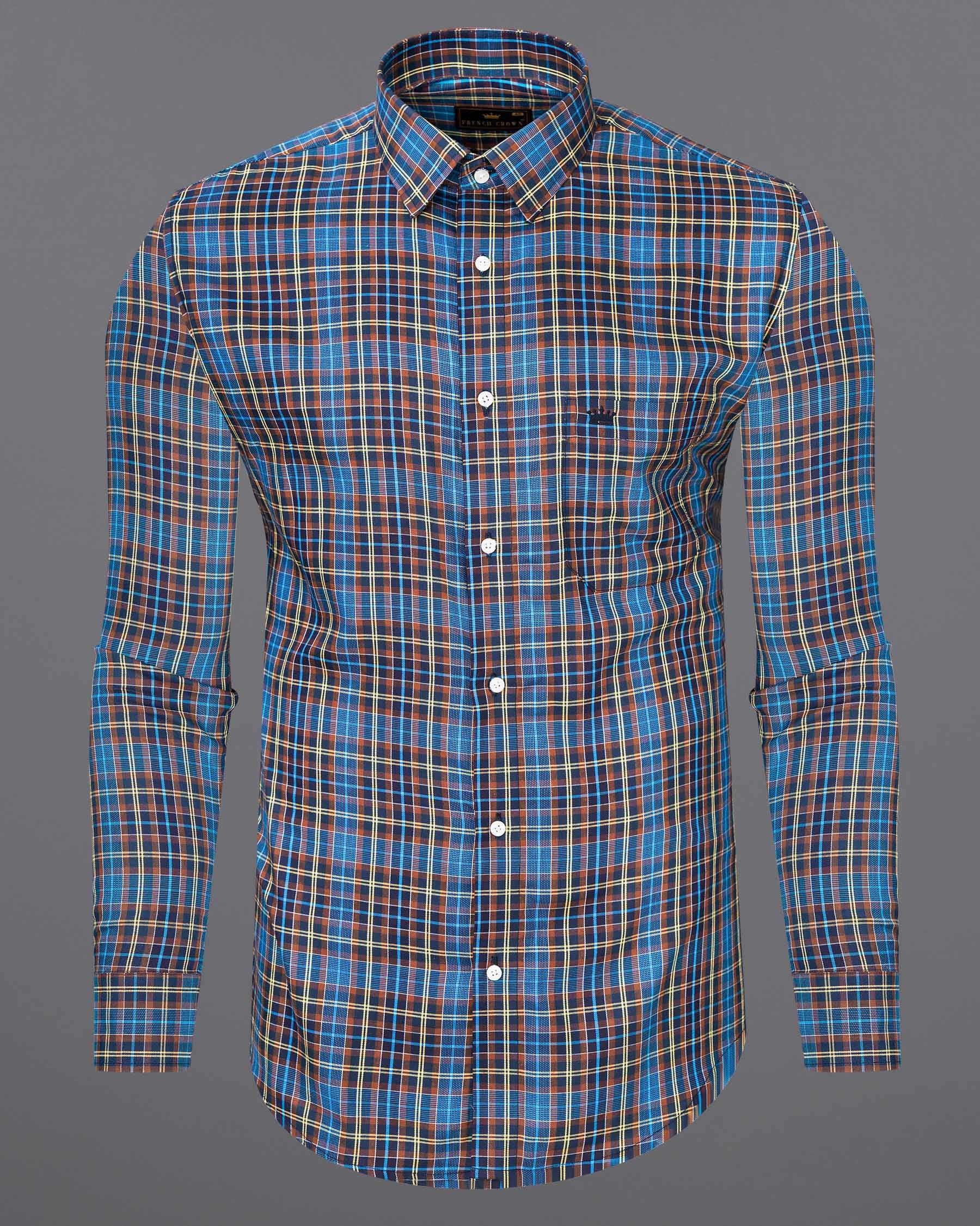 Crystal Blue and Tune Violet Plaid Twill Textured Premium Cotton Shirt 7152-38,7152-H-38,7152-39,7152-H-39,7152-40,7152-H-40,7152-42,7152-H-42,7152-44,7152-H-44,7152-46,7152-H-46,7152-48,7152-H-48,7152-50,7152-H-50,7152-52,7152-H-52