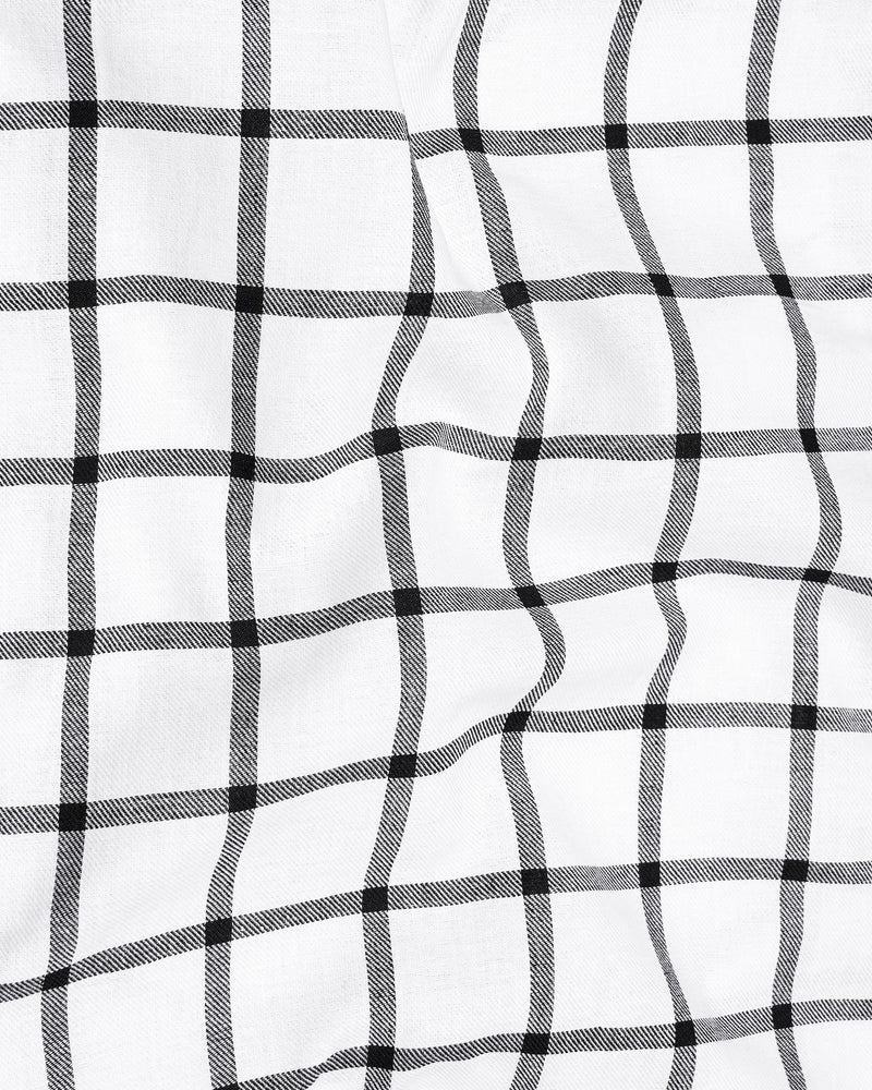 White and Black Windowpane Twill Premium Cotton Shirt 7154-CA-38,7154-CA-H-38,7154-CA-39,7154-CA-H-39,7154-CA-40,7154-CA-H-40,7154-CA-42,7154-CA-H-42,7154-CA-44,7154-CA-H-44,7154-CA-46,7154-CA-H-46,7154-CA-48,7154-CA-H-48,7154-CA-50,7154-CA-H-50,7154-CA-52,7154-CA-H-52