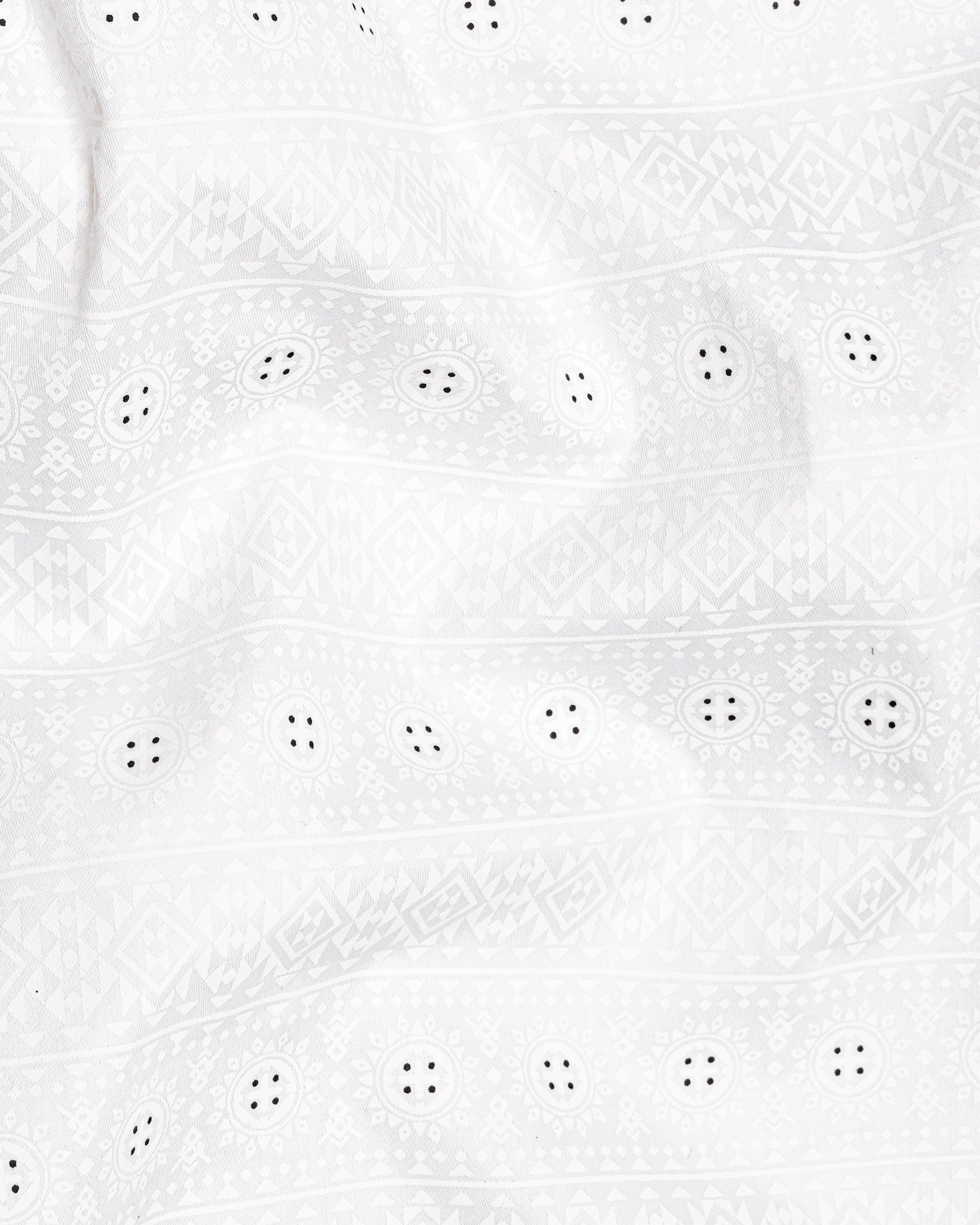 Bright White Ancient art Printed Super Soft Premium Cotton Shirt