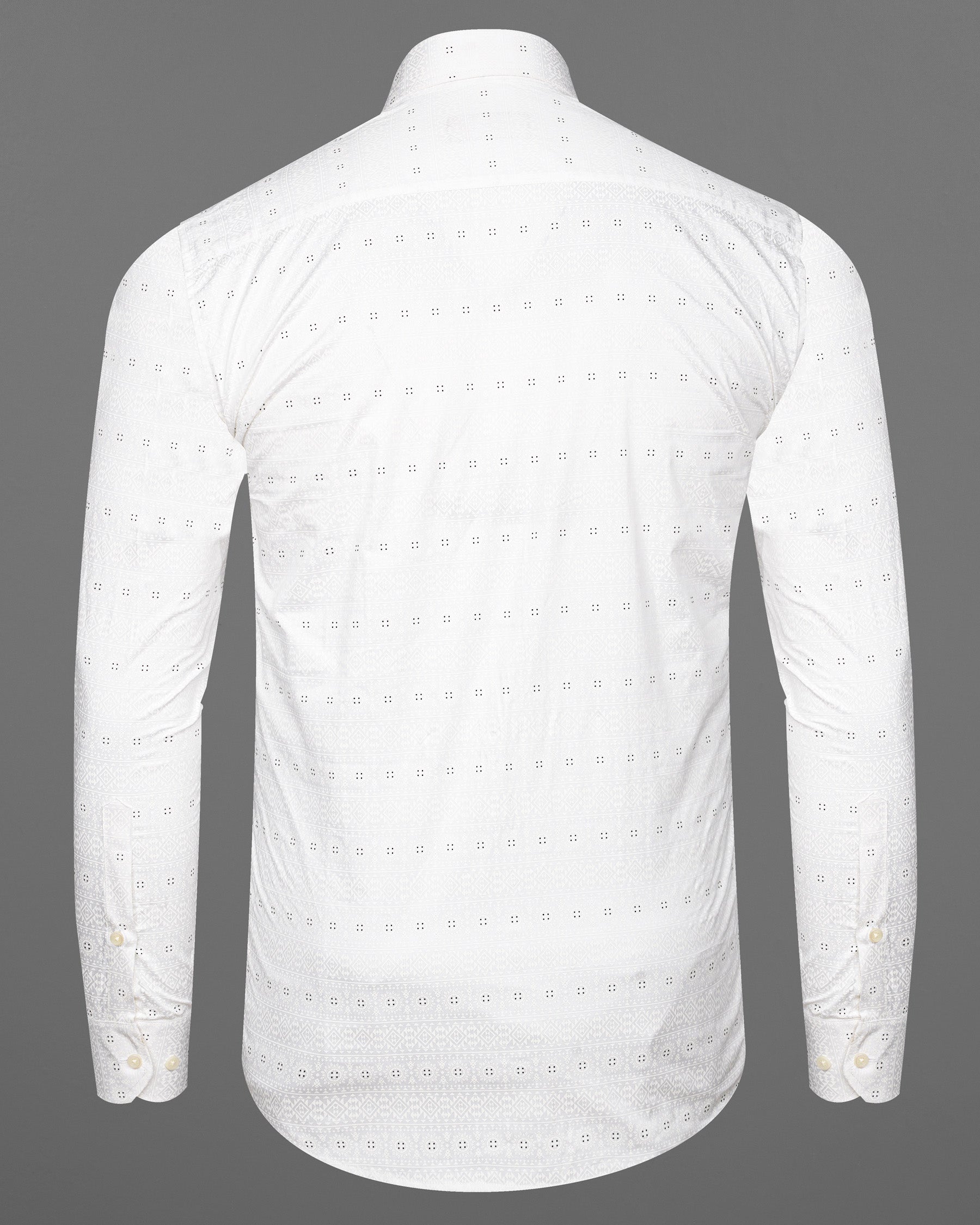 Bright White Ancient art Printed Super Soft Premium Cotton Shirt