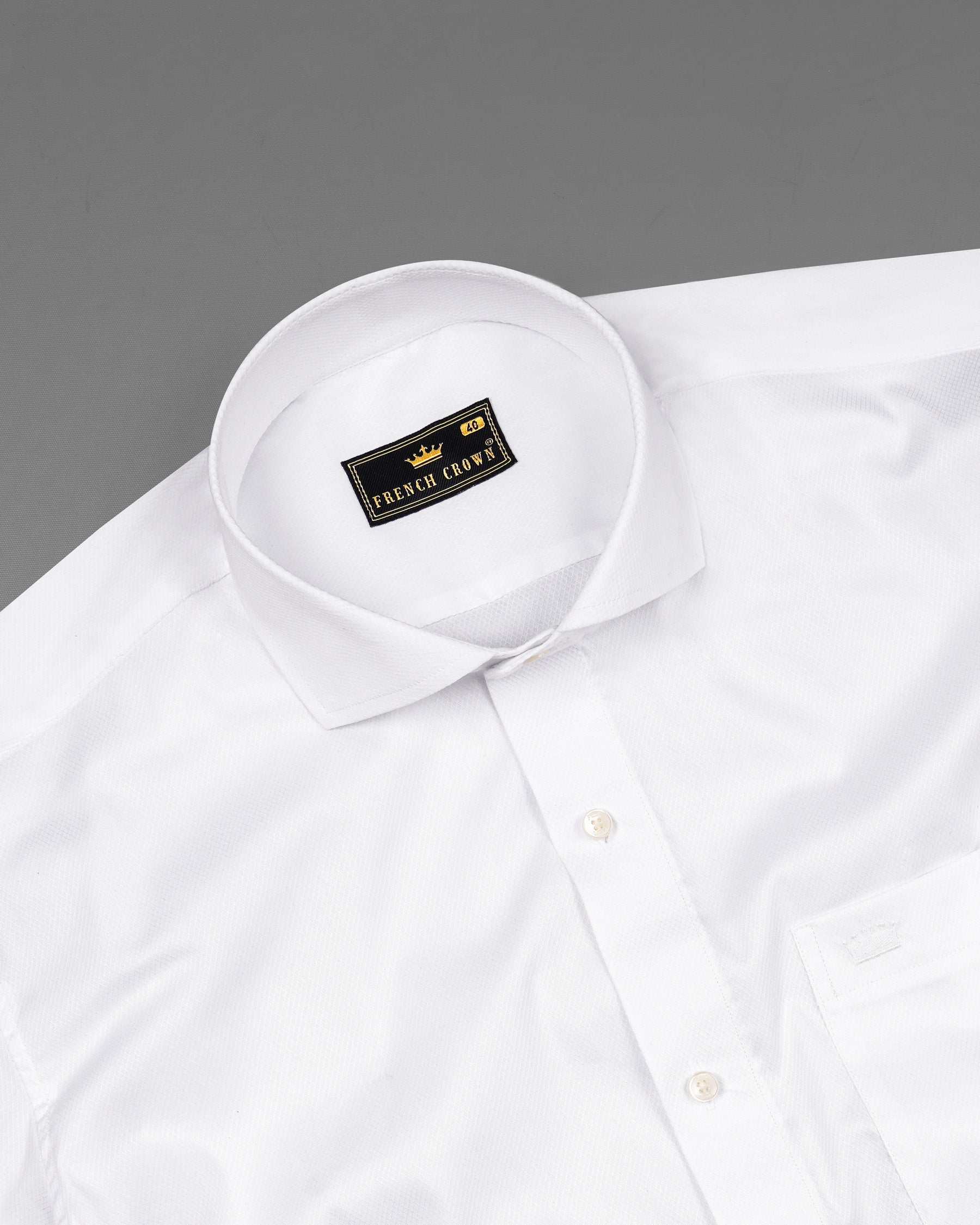 Bright White Dobby Textured Premium Giza Cotton Shirt 7470-CA-38, 7470-CA-H-38, 7470-CA-39, 7470-CA-H-39, 7470-CA-40, 7470-CA-H-40, 7470-CA-42, 7470-CA-H-42, 7470-CA-44, 7470-CA-H-44, 7470-CA-46, 7470-CA-H-46, 7470-CA-48, 7470-CA-H-48, 7470-CA-50, 7470-CA-H-50, 7470-CA-52, 7470-CA-H-52