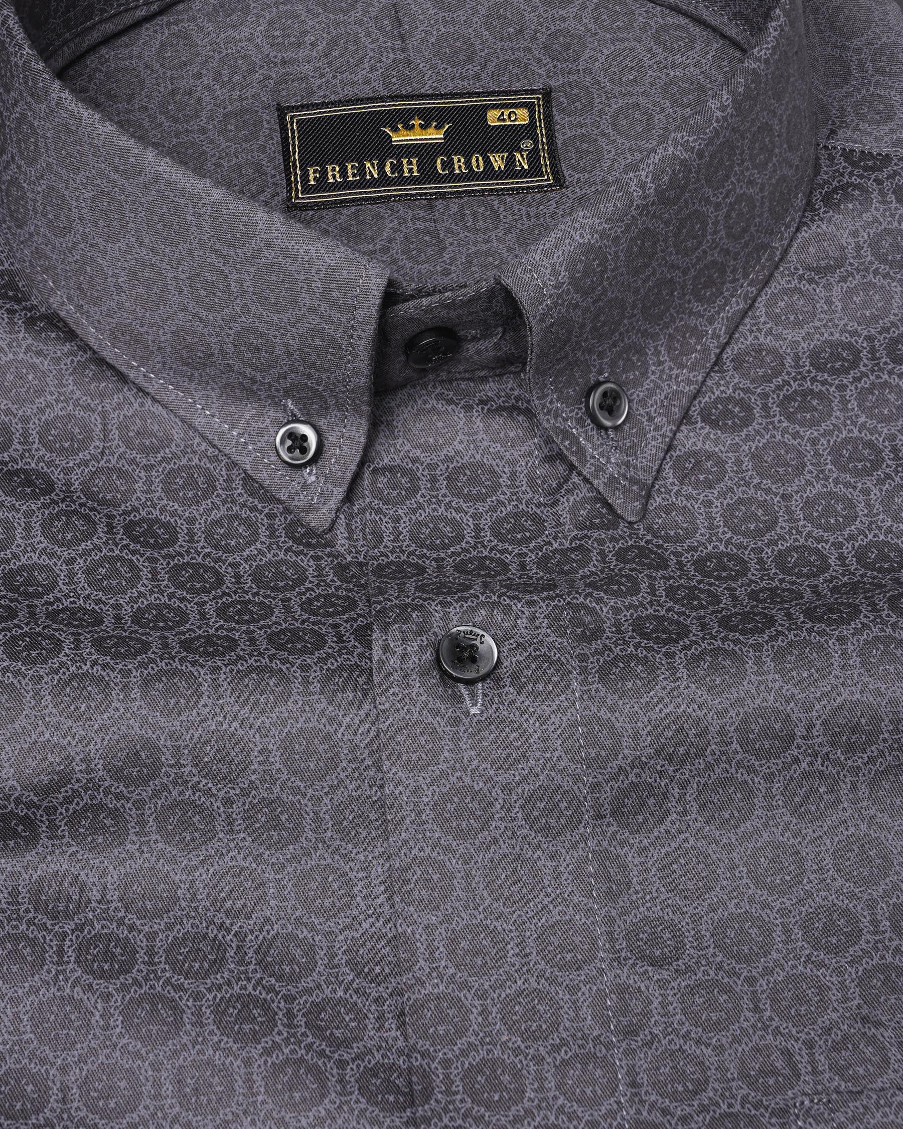 Wenge and Venus Grey Printed Super Soft Premium Cotton Shirt 7554-BD-BLK-38,7554-BD-BLK-38,7554-BD-BLK-39,7554-BD-BLK-39,7554-BD-BLK-40,7554-BD-BLK-40,7554-BD-BLK-42,7554-BD-BLK-42,7554-BD-BLK-44,7554-BD-BLK-44,7554-BD-BLK-46,7554-BD-BLK-46,7554-BD-BLK-48,7554-BD-BLK-48,7554-BD-BLK-50,7554-BD-BLK-50,7554-BD-BLK-52,7554-BD-BLK-52