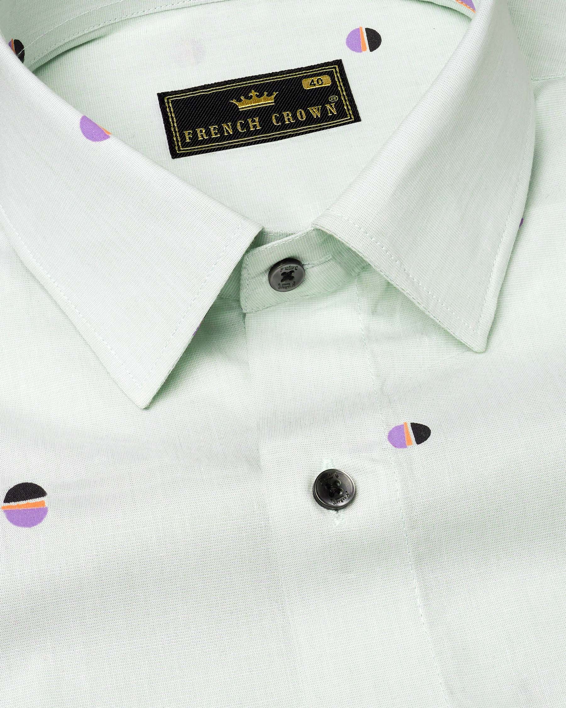 Polar Green and Amethyst Violet Circle Printed Premium Cotton Shirt 7561-BLK-38,7561-BLK-38,7561-BLK-39,7561-BLK-39,7561-BLK-40,7561-BLK-40,7561-BLK-42,7561-BLK-42,7561-BLK-44,7561-BLK-44,7561-BLK-46,7561-BLK-46,7561-BLK-48,7561-BLK-48,7561-BLK-50,7561-BLK-50,7561-BLK-52,7561-BLK-52