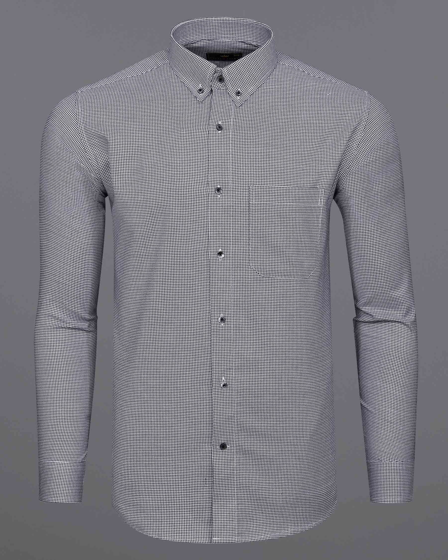 Jade Black and White Houndstooth Textured Premium Giza Cotton Shirt 7576-BD-BLK-38,7576-BD-BLK-38,7576-BD-BLK-39,7576-BD-BLK-39,7576-BD-BLK-40,7576-BD-BLK-40,7576-BD-BLK-42,7576-BD-BLK-42,7576-BD-BLK-44,7576-BD-BLK-44,7576-BD-BLK-46,7576-BD-BLK-46,7576-BD-BLK-48,7576-BD-BLK-48,7576-BD-BLK-50,7576-BD-BLK-50,7576-BD-BLK-52,7576-BD-BLK-52