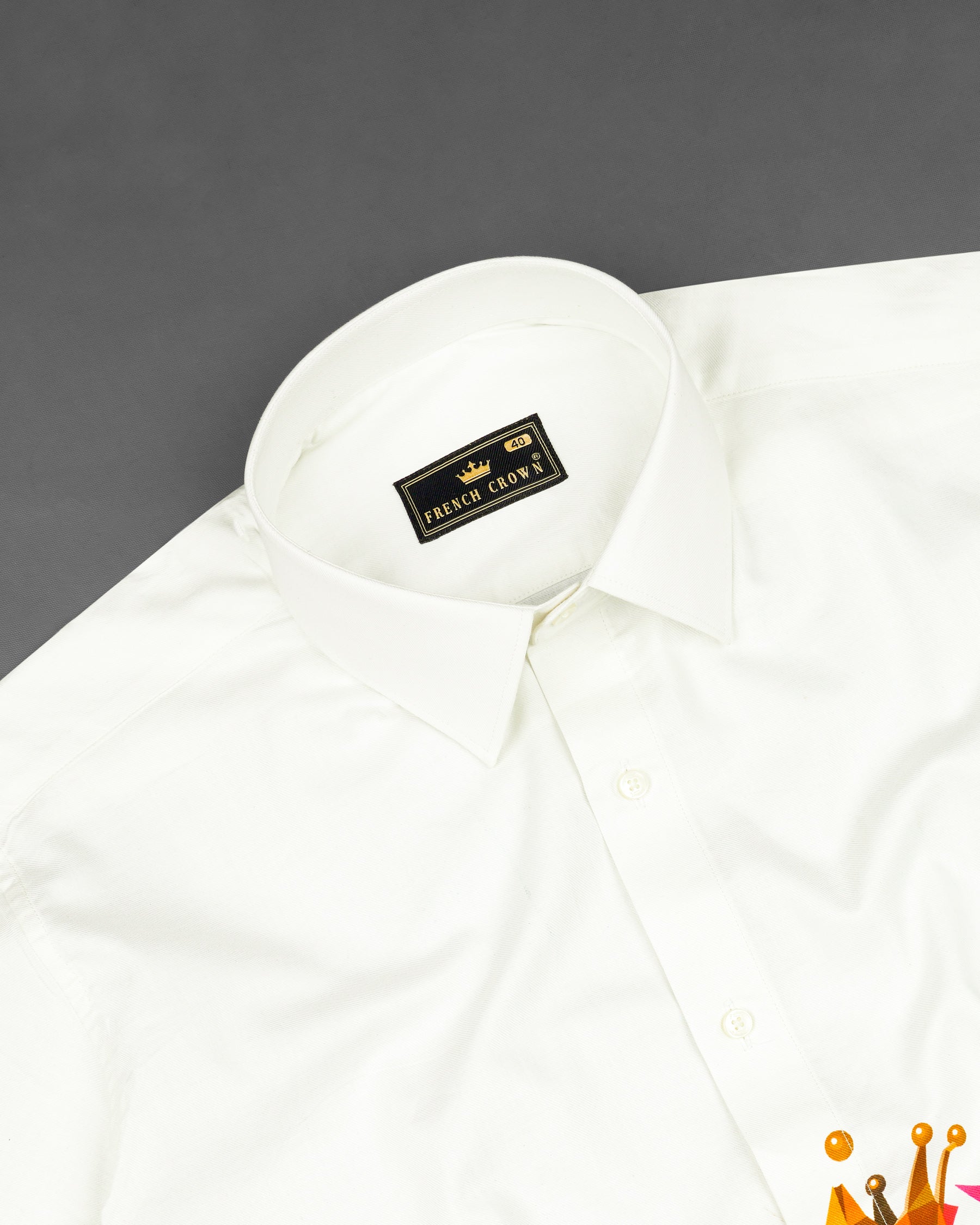 Bright White Lion Printed Super Soft Premium Cotton Designer Shirt 7663-38,7663-38,7663-39,7663-39,7663-40,7663-40,7663-42,7663-42,7663-44,7663-44,7663-46,7663-46,7663-48,7663-48,7663-50,7663-50,7663-52,7663-52