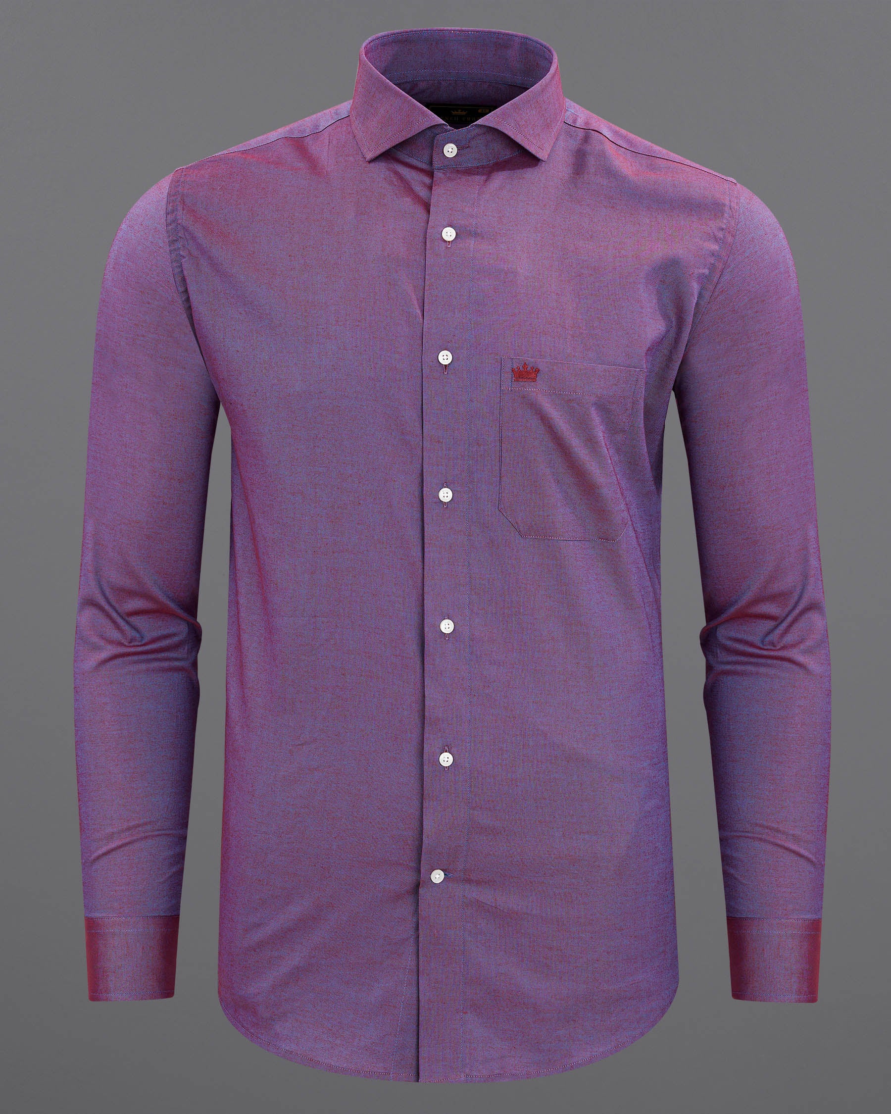 Antique Fuchsia Purple and Twilight Blue Two Tone Chambray Textured Premium Cotton Shirt 7677-CA-38,7677-CA-38,7677-CA-39,7677-CA-39,7677-CA-40,7677-CA-40,7677-CA-42,7677-CA-42,7677-CA-44,7677-CA-44,7677-CA-46,7677-CA-46,7677-CA-48,7677-CA-48,7677-CA-50,7677-CA-50,7677-CA-52,7677-CA-52