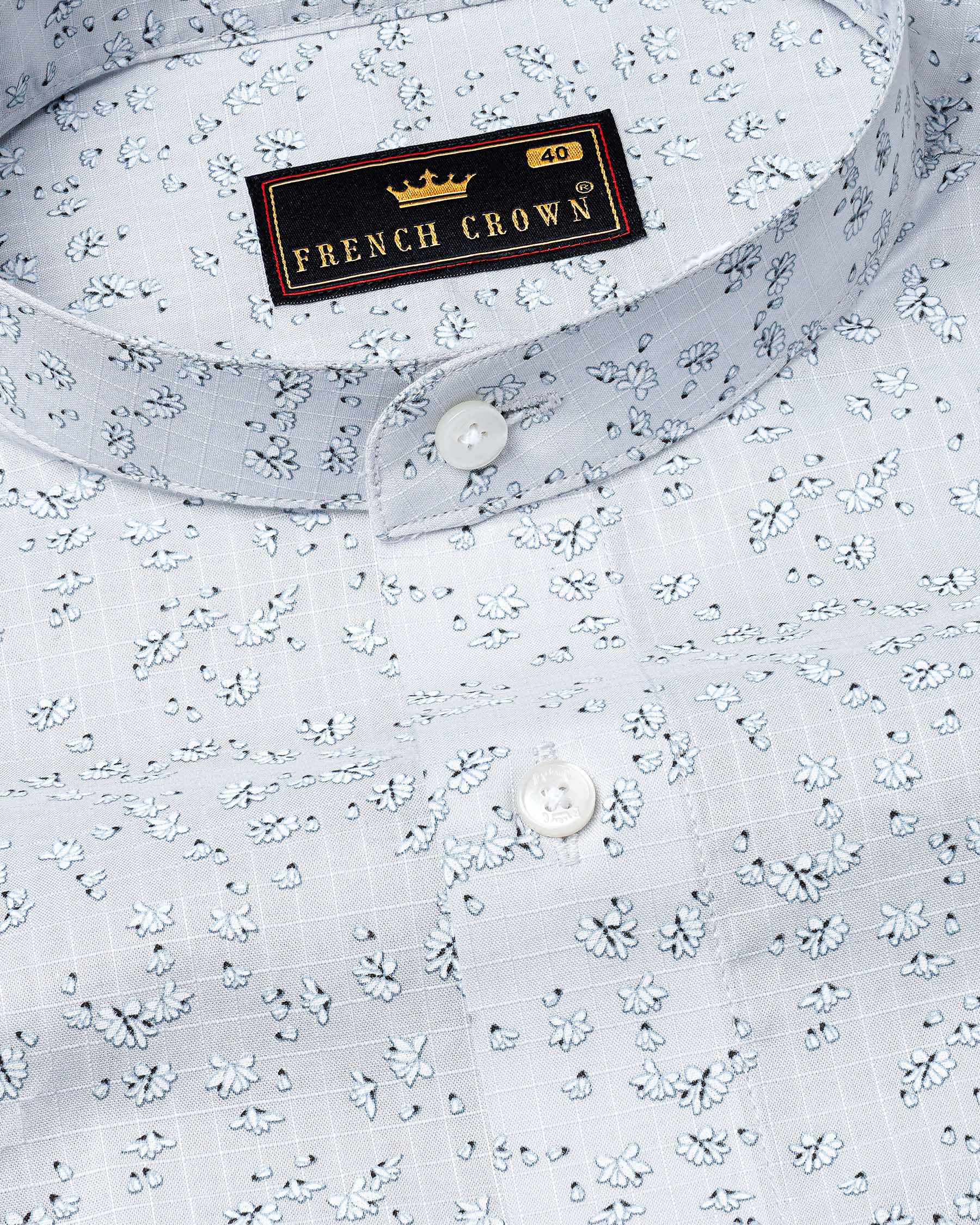 Gainsboro Gray Ditzy Printed Premium Cotton Shirt 7688-M-38,7688-M-38,7688-M-39,7688-M-39,7688-M-40,7688-M-40,7688-M-42,7688-M-42,7688-M-44,7688-M-44,7688-M-46,7688-M-46,7688-M-48,7688-M-48,7688-M-50,7688-M-50,7688-M-52,7688-M-52