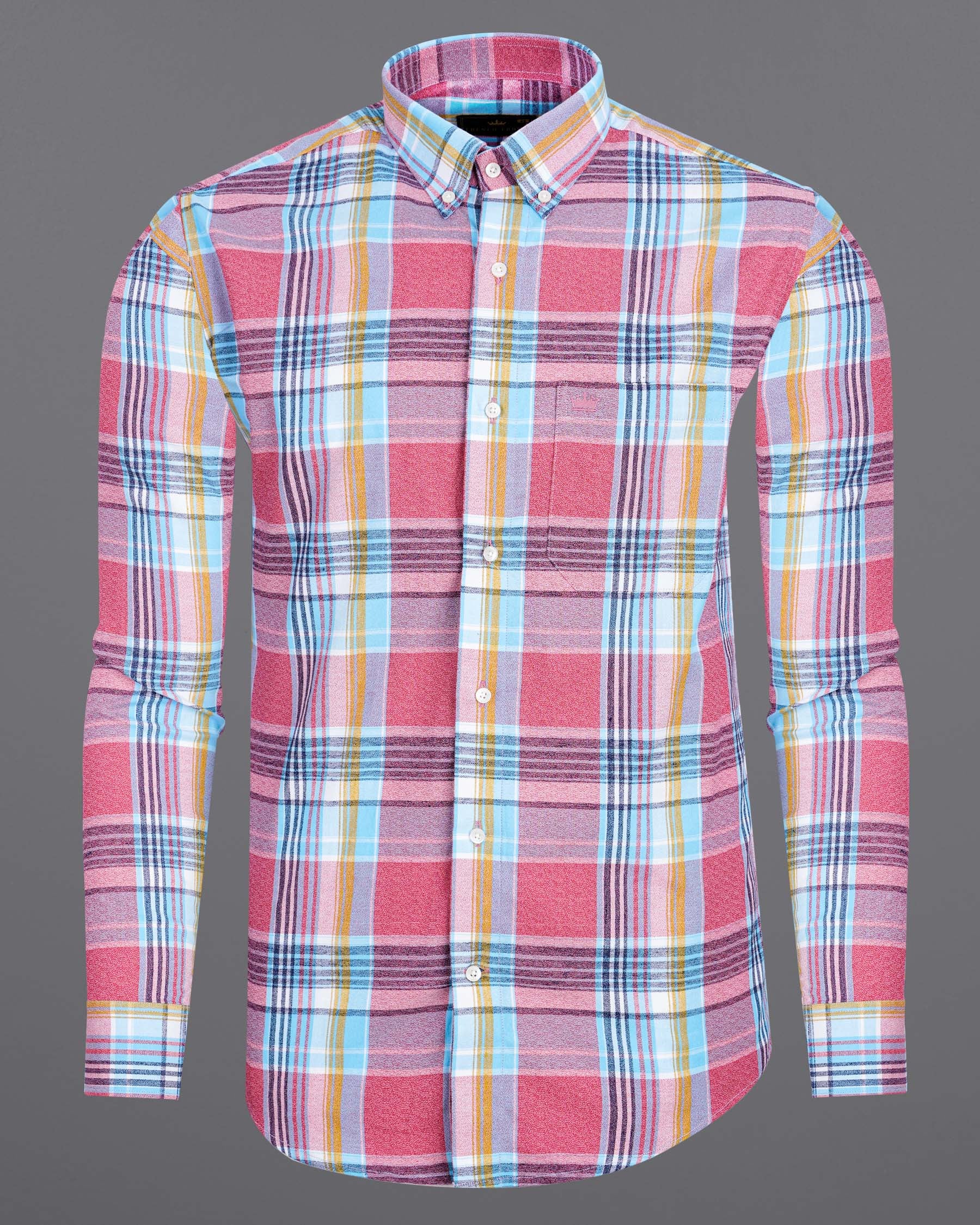 Charm Pink Plaid Dobby Textured Premium Giza Cotton Shirt 7693-BD-38,7693-BD-38,7693-BD-39,7693-BD-39,7693-BD-40,7693-BD-40,7693-BD-42,7693-BD-42,7693-BD-44,7693-BD-44,7693-BD-46,7693-BD-46,7693-BD-48,7693-BD-48,7693-BD-50,7693-BD-50,7693-BD-52,7693-BD-52