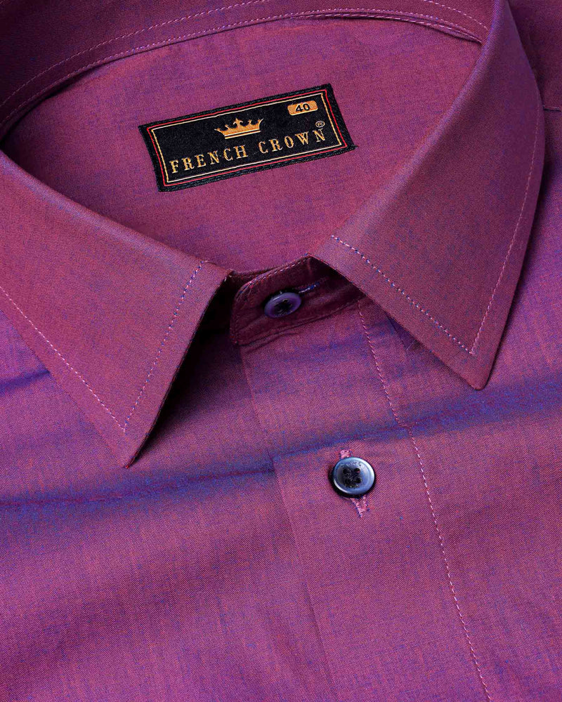 Byzantium Purple Chambray Textured Two-Tone Premium Cotton Shirt 7697-BLE-38,7697-BLE-38,7697-BLE-39,7697-BLE-39,7697-BLE-40,7697-BLE-40,7697-BLE-42,7697-BLE-42,7697-BLE-44,7697-BLE-44,7697-BLE-46,7697-BLE-46,7697-BLE-48,7697-BLE-48,7697-BLE-50,7697-BLE-50,7697-BLE-52,7697-BLE-52
