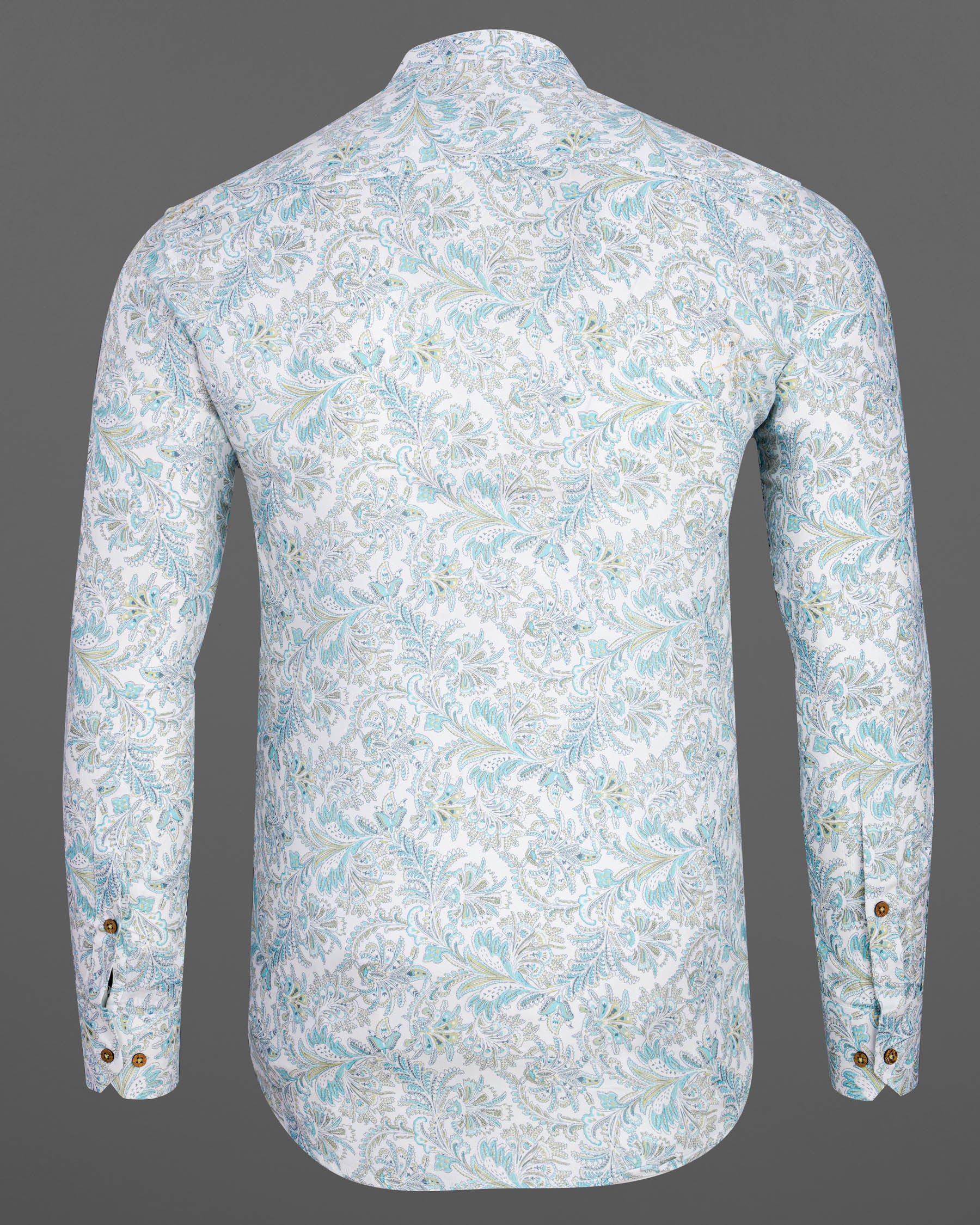 Bright White Block Printed Flora Premium Tencel Kurta Shirt 7724-KS-38,7724-KS-38,7724-KS-39,7724-KS-39,7724-KS-40,7724-KS-40,7724-KS-42,7724-KS-42,7724-KS-44,7724-KS-44,7724-KS-46,7724-KS-46,7724-KS-48,7724-KS-48,7724-KS-50,7724-KS-50,7724-KS-52,7724-KS-52