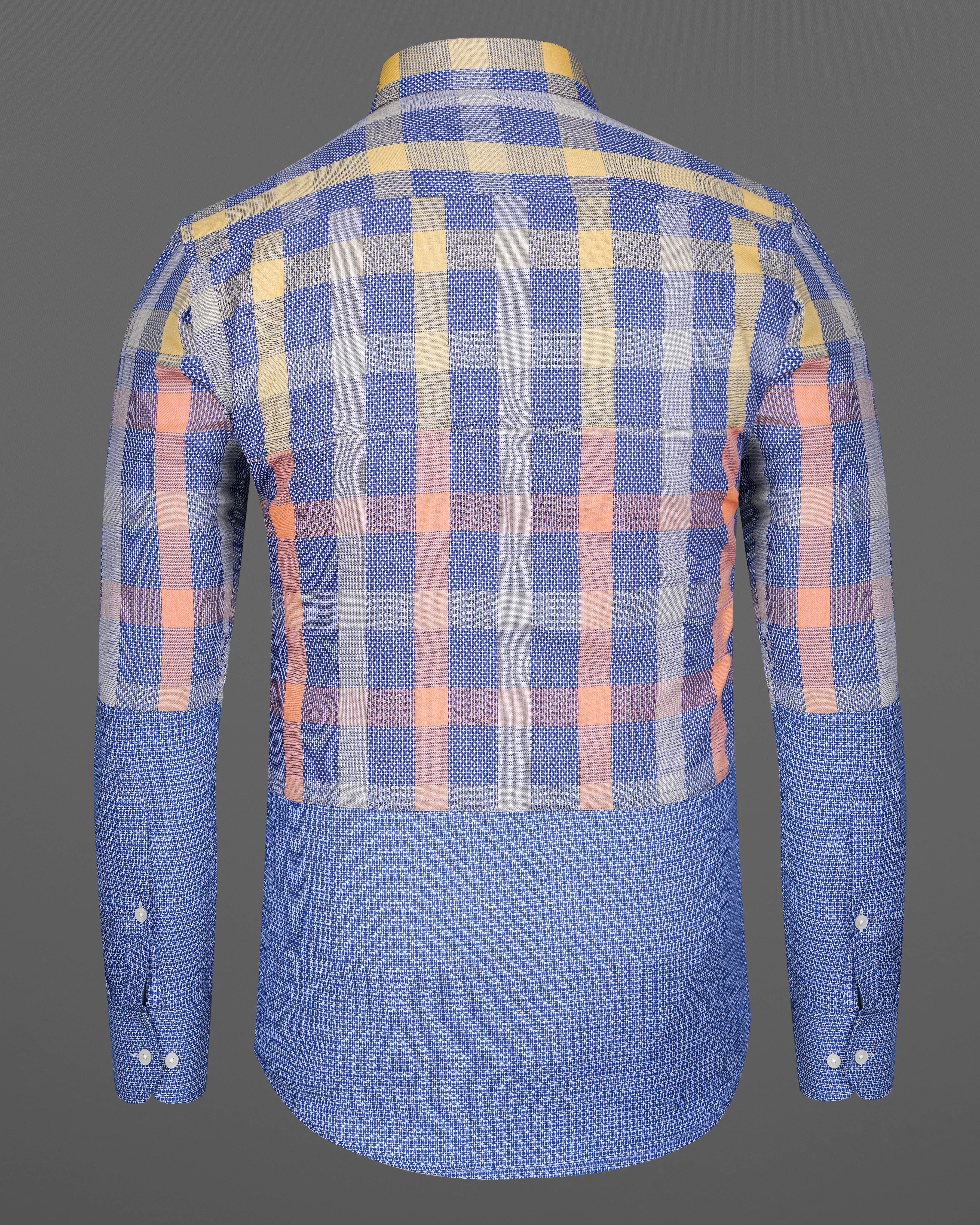 Scampi Blue Plaid Dobby Textured Premium Giza Cotton Designer Shirt 7848-P117-38,7848-P117-38,7848-P117-39,7848-P117-39,7848-P117-40,7848-P117-40,7848-P117-42,7848-P117-42,7848-P117-44,7848-P117-44,7848-P117-46,7848-P117-46,7848-P117-48,7848-P117-48,7848-P117-50,7848-P117-50,7848-P117-52,7848-P117-52