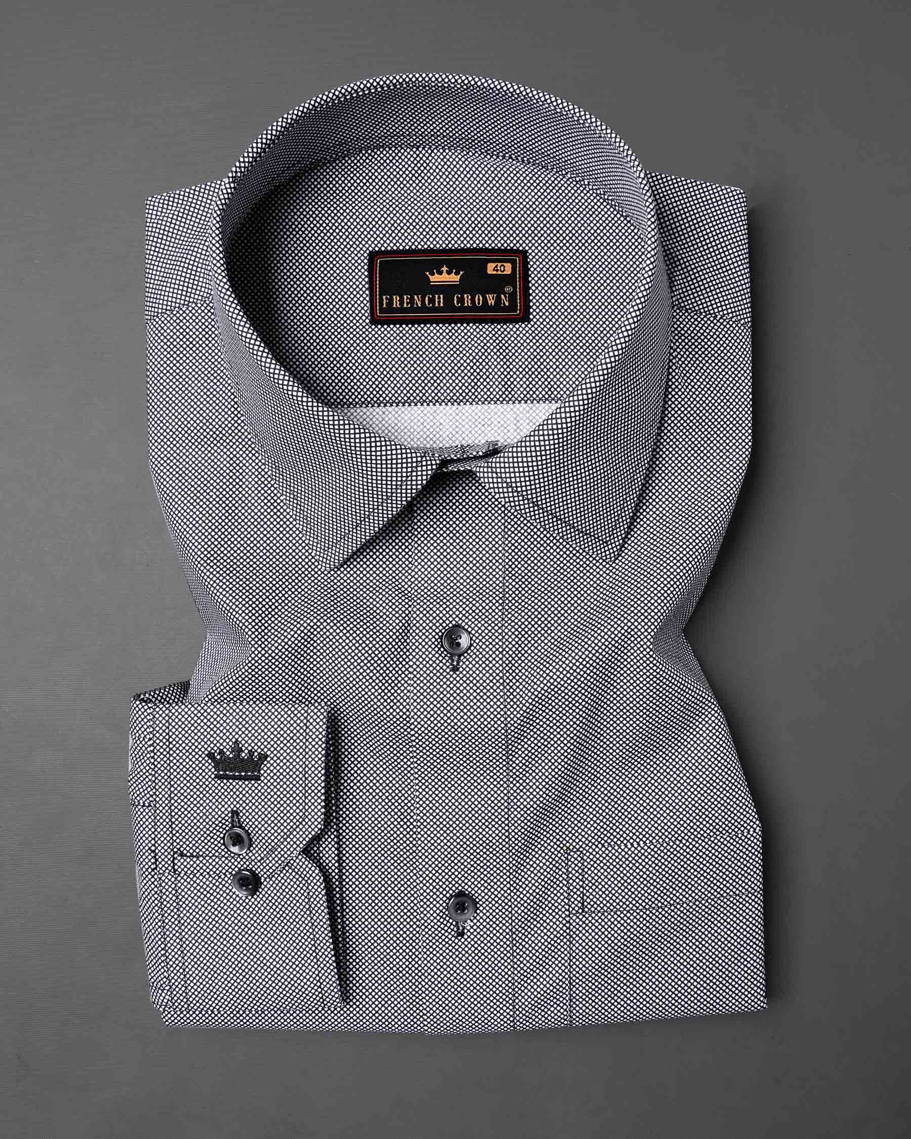Jade Black and White Mini Checkered Pattern Premium Cotton Shirt 7880-BLK -38,7880-BLK -H-38,7880-BLK -39,7880-BLK -H-39,7880-BLK -40,7880-BLK -H-40,7880-BLK -42,7880-BLK -H-42,7880-BLK -44,7880-BLK -H-44,7880-BLK -46,7880-BLK -H-46,7880-BLK -48,7880-BLK -H-48,7880-BLK -50,7880-BLK -H-50,7880-BLK -52,7880-BLK -H-52