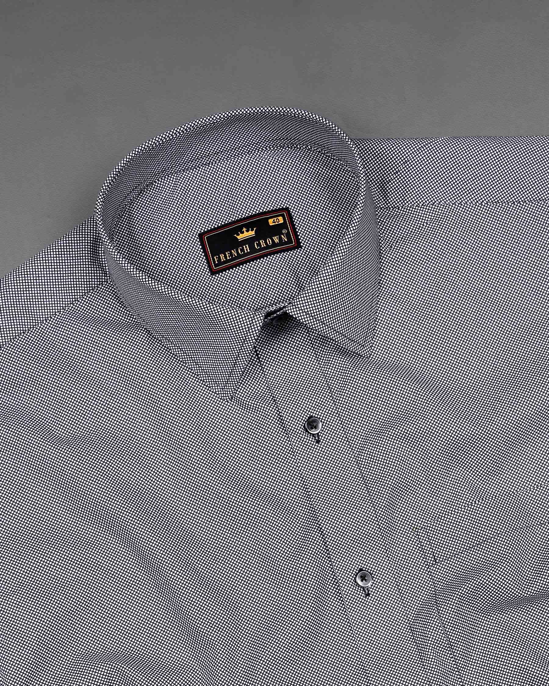 Jade Black and White Mini Checkered Pattern Premium Cotton Shirt 7880-BLK -38,7880-BLK -H-38,7880-BLK -39,7880-BLK -H-39,7880-BLK -40,7880-BLK -H-40,7880-BLK -42,7880-BLK -H-42,7880-BLK -44,7880-BLK -H-44,7880-BLK -46,7880-BLK -H-46,7880-BLK -48,7880-BLK -H-48,7880-BLK -50,7880-BLK -H-50,7880-BLK -52,7880-BLK -H-52