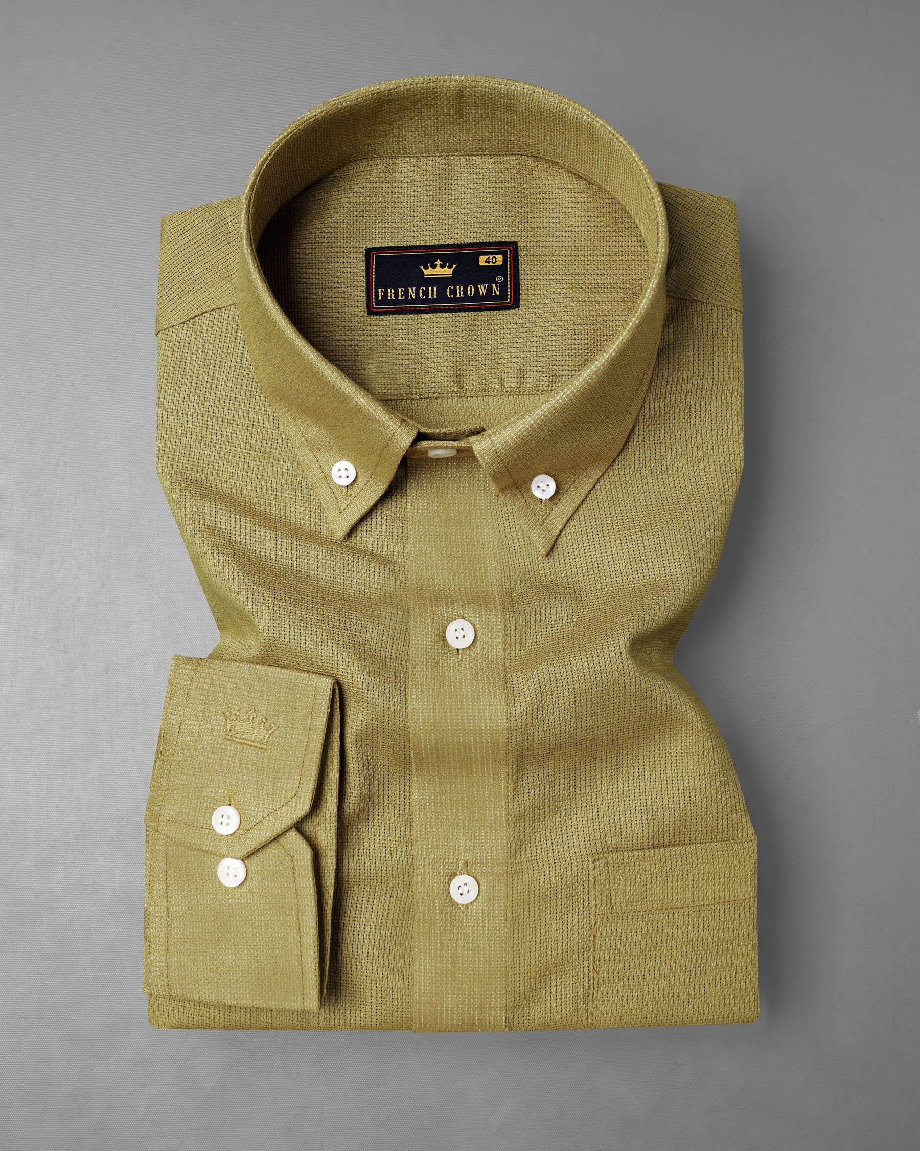 Teak Yellow Dobby Textured Premium Giza Cotton Shirt 7884-BD -38,7884-BD -H-38,7884-BD -39,7884-BD -H-39,7884-BD -40,7884-BD -H-40,7884-BD -42,7884-BD -H-42,7884-BD -44,7884-BD -H-44,7884-BD -46,7884-BD -H-46,7884-BD -48,7884-BD -H-48,7884-BD -50,7884-BD -H-50,7884-BD -52,7884-BD -H-52