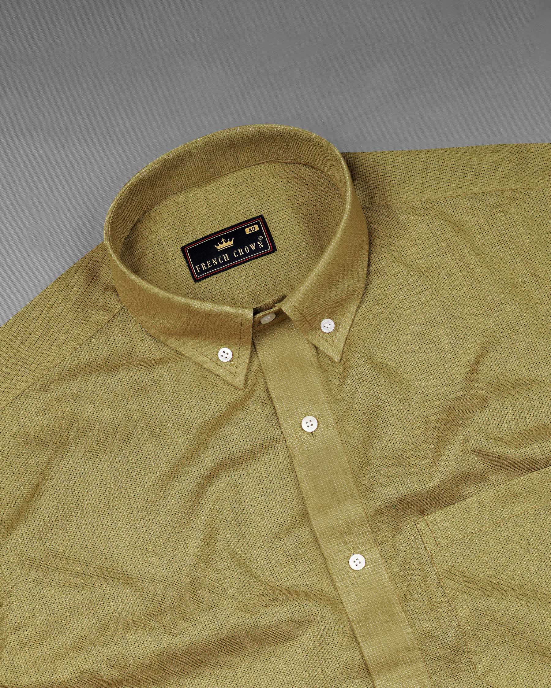 Teak Yellow Dobby Textured Premium Giza Cotton Shirt 7884-BD -38,7884-BD -H-38,7884-BD -39,7884-BD -H-39,7884-BD -40,7884-BD -H-40,7884-BD -42,7884-BD -H-42,7884-BD -44,7884-BD -H-44,7884-BD -46,7884-BD -H-46,7884-BD -48,7884-BD -H-48,7884-BD -50,7884-BD -H-50,7884-BD -52,7884-BD -H-52