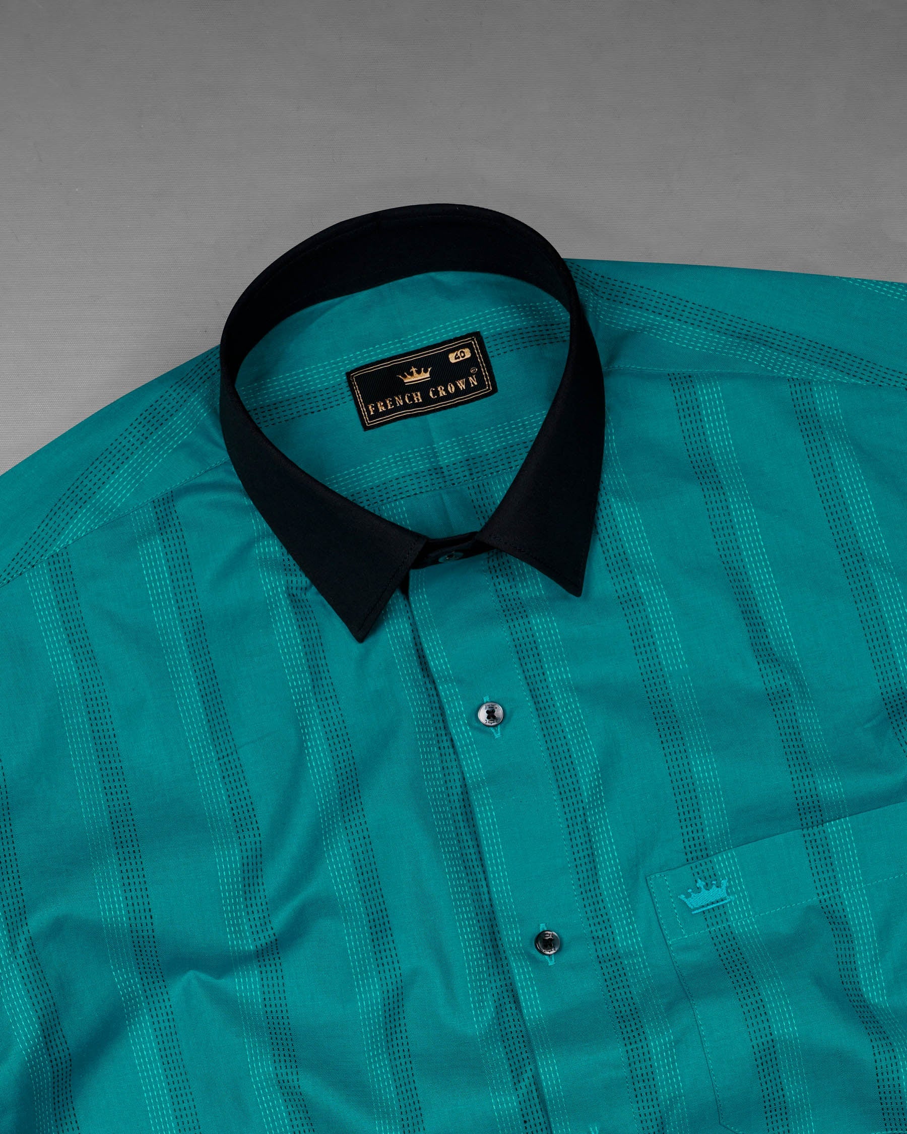 Dark Aqua Blue with Swamp Black Collar and Cuffs Twill Premium Cotton Shirt 7905-BCC-BLK -38,7905-BCC-BLK -H-38,7905-BCC-BLK -39,7905-BCC-BLK -H-39,7905-BCC-BLK -40,7905-BCC-BLK -H-40,7905-BCC-BLK -42,7905-BCC-BLK -H-42,7905-BCC-BLK -44,7905-BCC-BLK -H-44,7905-BCC-BLK -46,7905-BCC-BLK -H-46,7905-BCC-BLK -48,7905-BCC-BLK -H-48,7905-BCC-BLK -50,7905-BCC-BLK -H-50,7905-BCC-BLK -52,7905-BCC-BLK -H-52