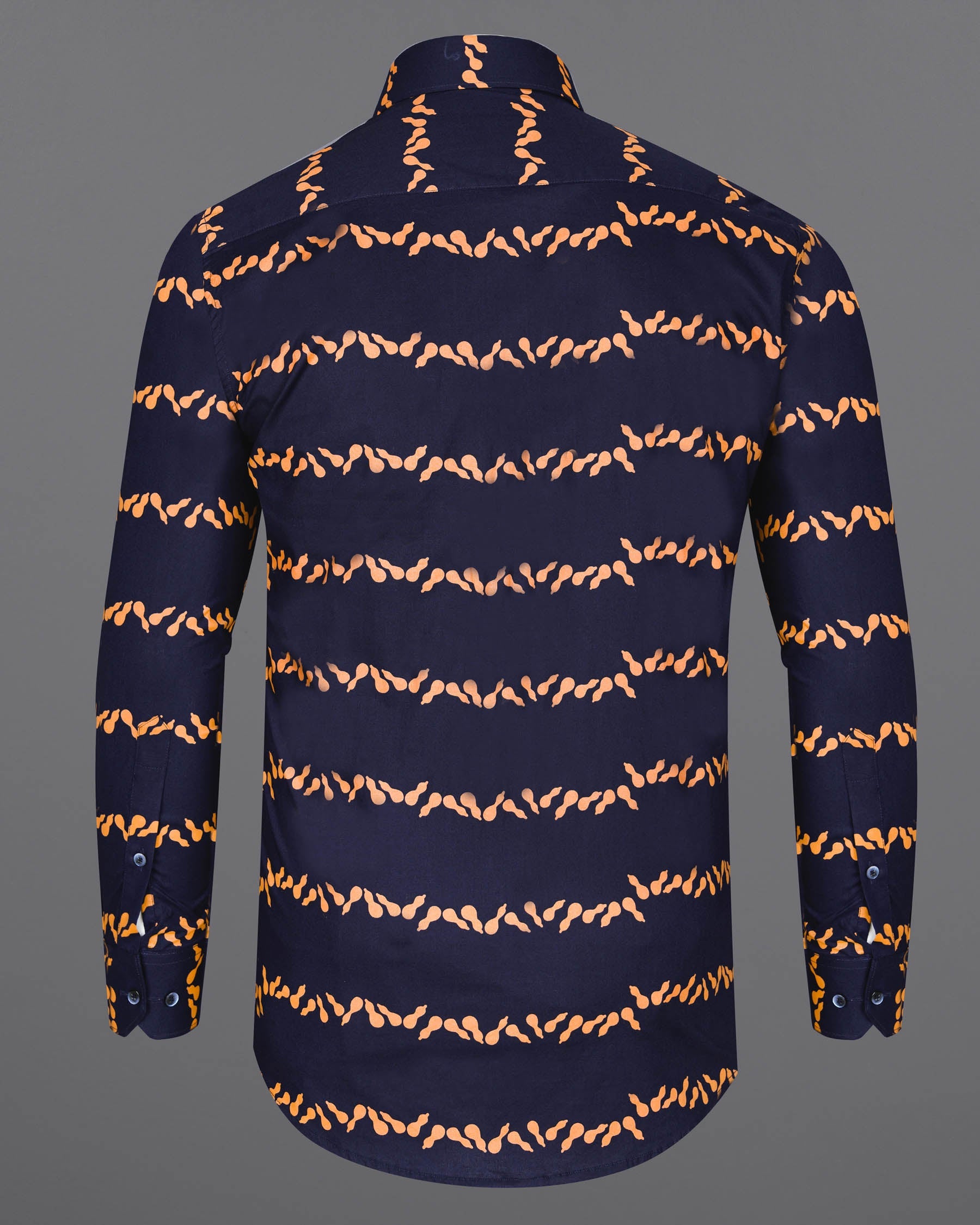 Gunmetal Navy Blue With Melon Orange Printed Premium Cotton Shirt 7912-BLE -38,7912-BLE -H-38,7912-BLE -39,7912-BLE -H-39,7912-BLE -40,7912-BLE -H-40,7912-BLE -42,7912-BLE -H-42,7912-BLE -44,7912-BLE -H-44,7912-BLE -46,7912-BLE -H-46,7912-BLE -48,7912-BLE -H-48,7912-BLE -50,7912-BLE -H-50,7912-BLE -52,7912-BLE -H-52