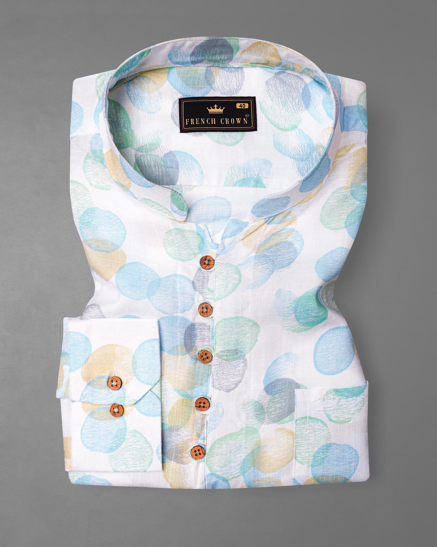 Aqua Island Blue and Surf Crest Green Polka Dotted Premium Tencel Kurta Shirt 7914-KS -38,7914-KS -H-38,7914-KS -39,7914-KS -H-39,7914-KS -40,7914-KS -H-40,7914-KS -42,7914-KS -H-42,7914-KS -44,7914-KS -H-44,7914-KS -46,7914-KS -H-46,7914-KS -48,7914-KS -H-48,7914-KS -50,7914-KS -H-50,7914-KS -52,7914-KS -H-52