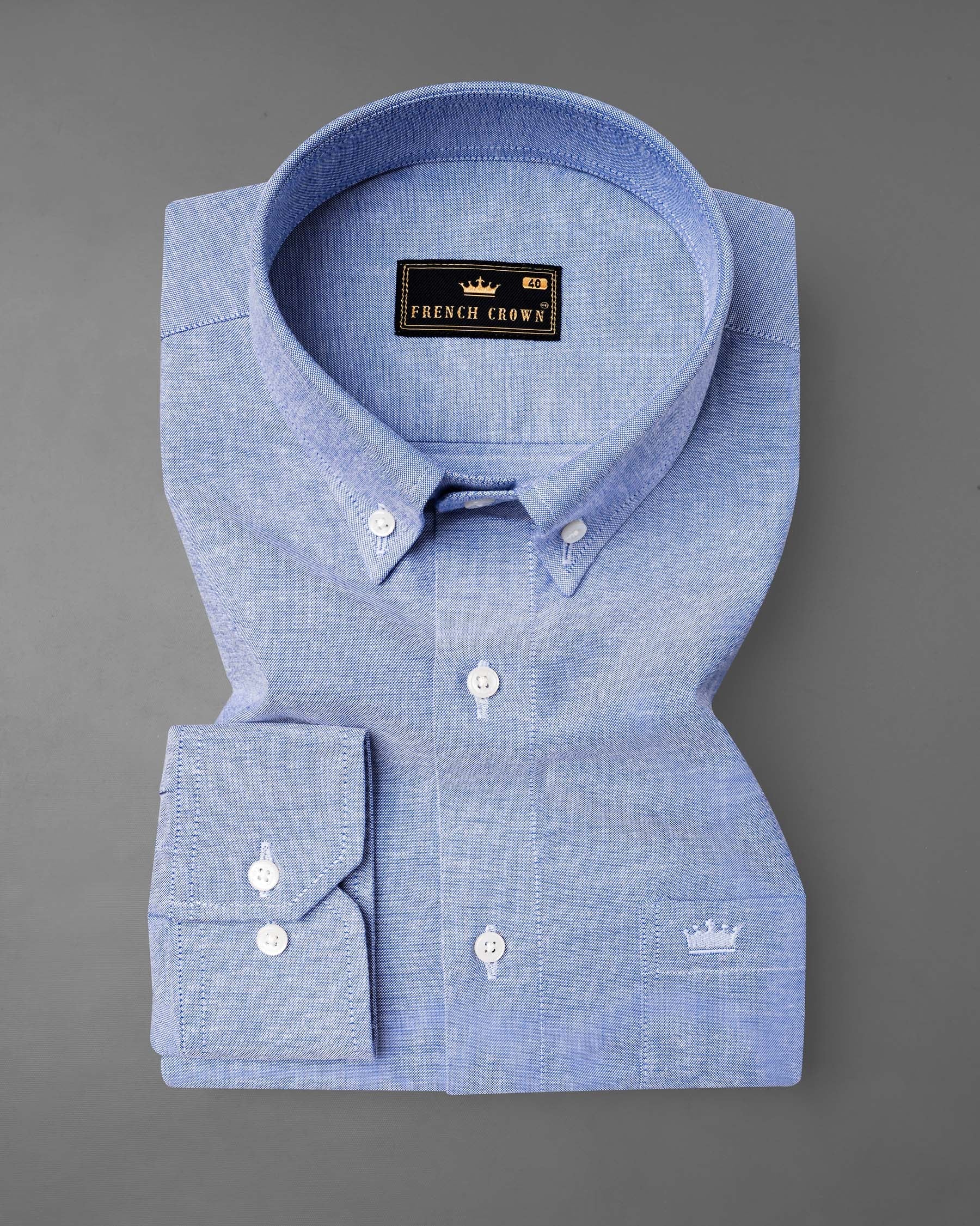 Blue Bell Buttondown Luxurious Linen Shirt