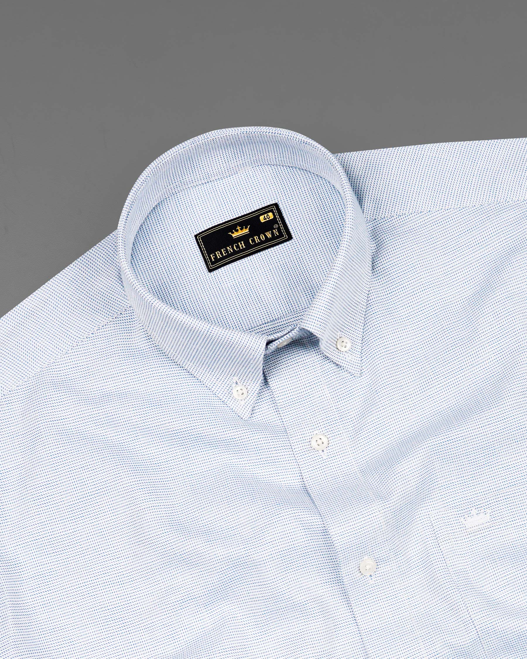 Ship Cove Blue and White Dobby Textured Premium Giza Cotton Shirt 7956-BD-38,7956-BD-H-38,7956-BD-39,7956-BD-H-39,7956-BD-40,7956-BD-H-40,7956-BD-42,7956-BD-H-42,7956-BD-44,7956-BD-H-44,7956-BD-46,7956-BD-H-46,7956-BD-48,7956-BD-H-48,7956-BD-50,7956-BD-H-50,7956-BD-52,7956-BD-H-52