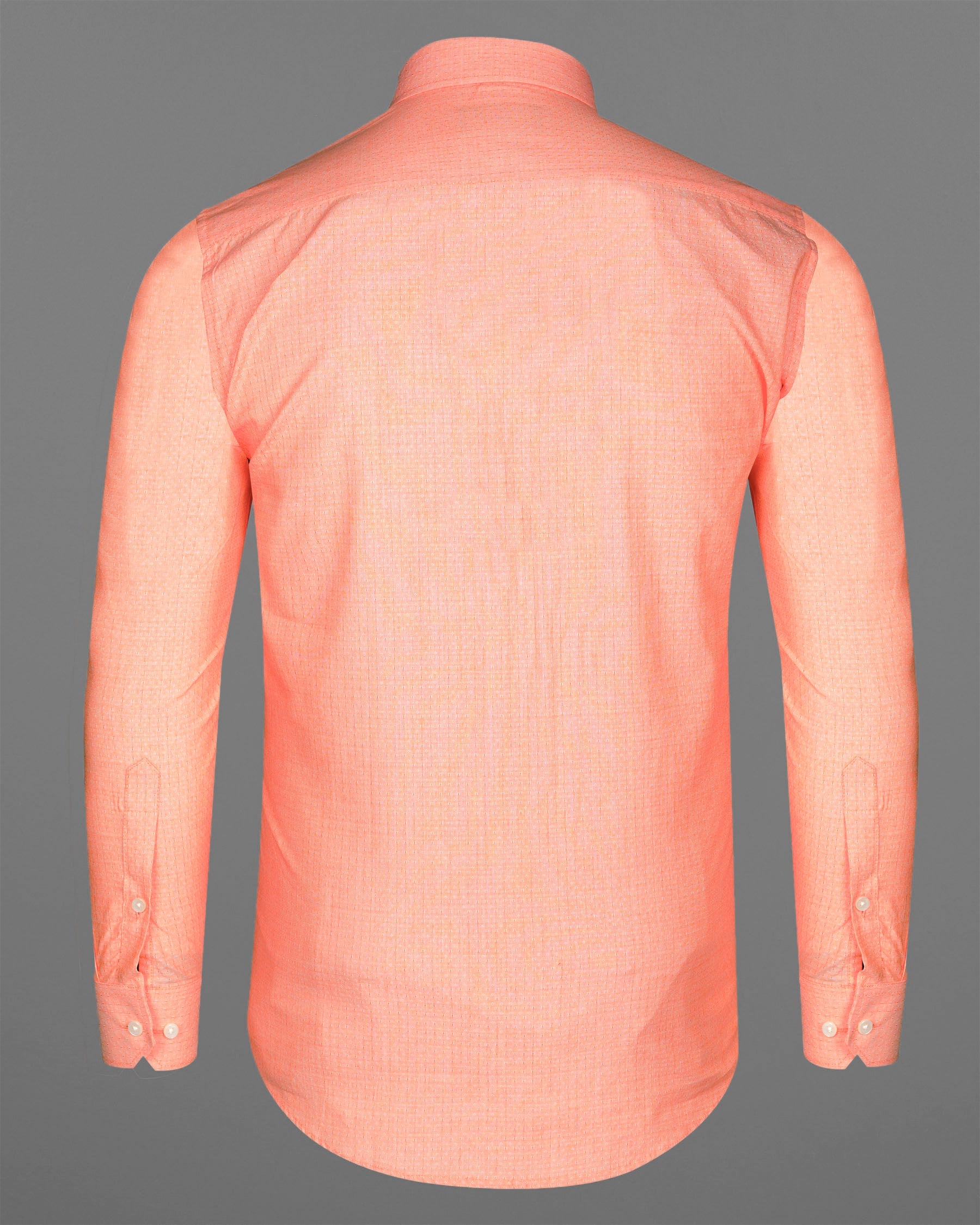 Geraldine Orange Dobby Textured Premium Giza Cotton Shirt 7978-38,7978-H-38,7978-39,7978-H-39,7978-40,7978-H-40,7978-42,7978-H-42,7978-44,7978-H-44,7978-46,7978-H-46,7978-48,7978-H-48,7978-50,7978-H-50,7978-52,7978-H-52