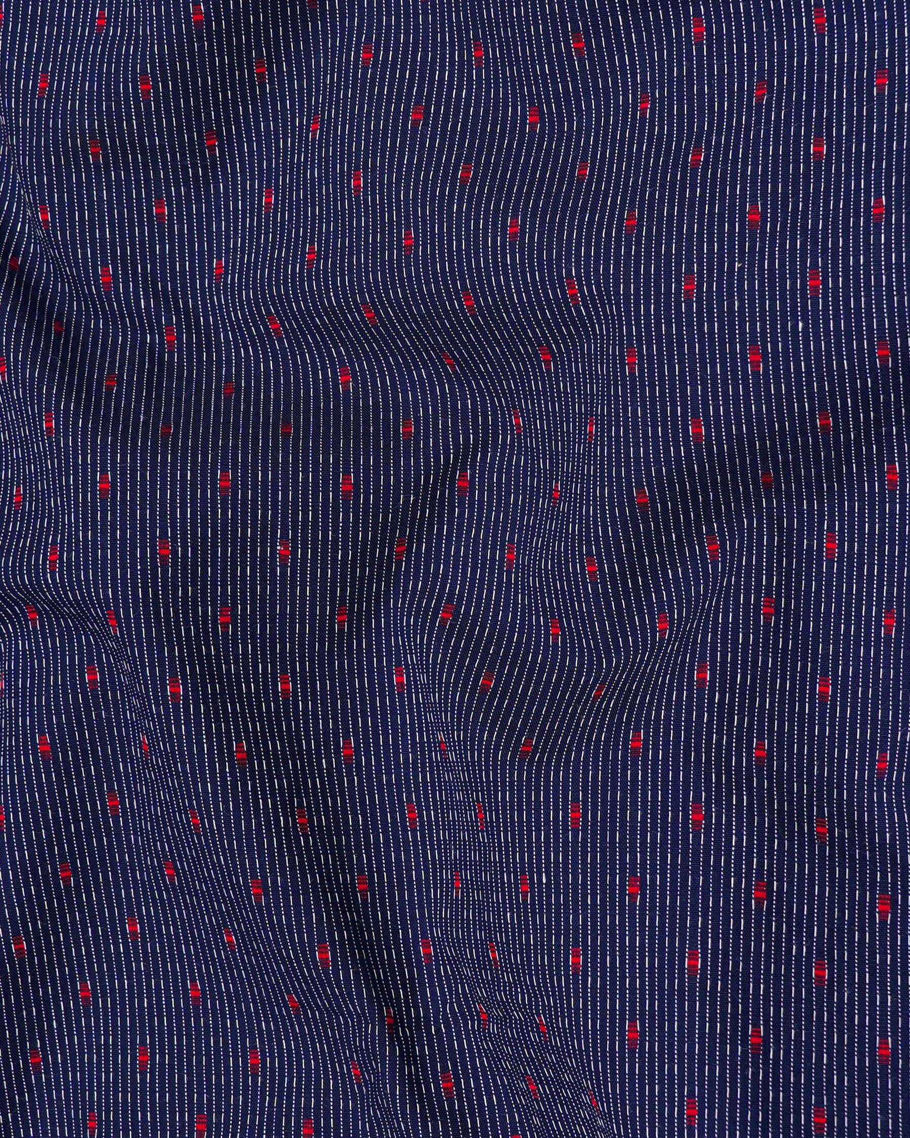Port Gore Blue and Cadmium Red Dobby Textured Premium Giza Cotton Shirt 8003-38,8003-H-38,8003-39,8003-H-39,8003-40,8003-H-40,8003-42,8003-H-42,8003-44,8003-H-44,8003-46,8003-H-46,8003-48,8003-H-48,8003-50,8003-H-50,8003-52,8003-H-52