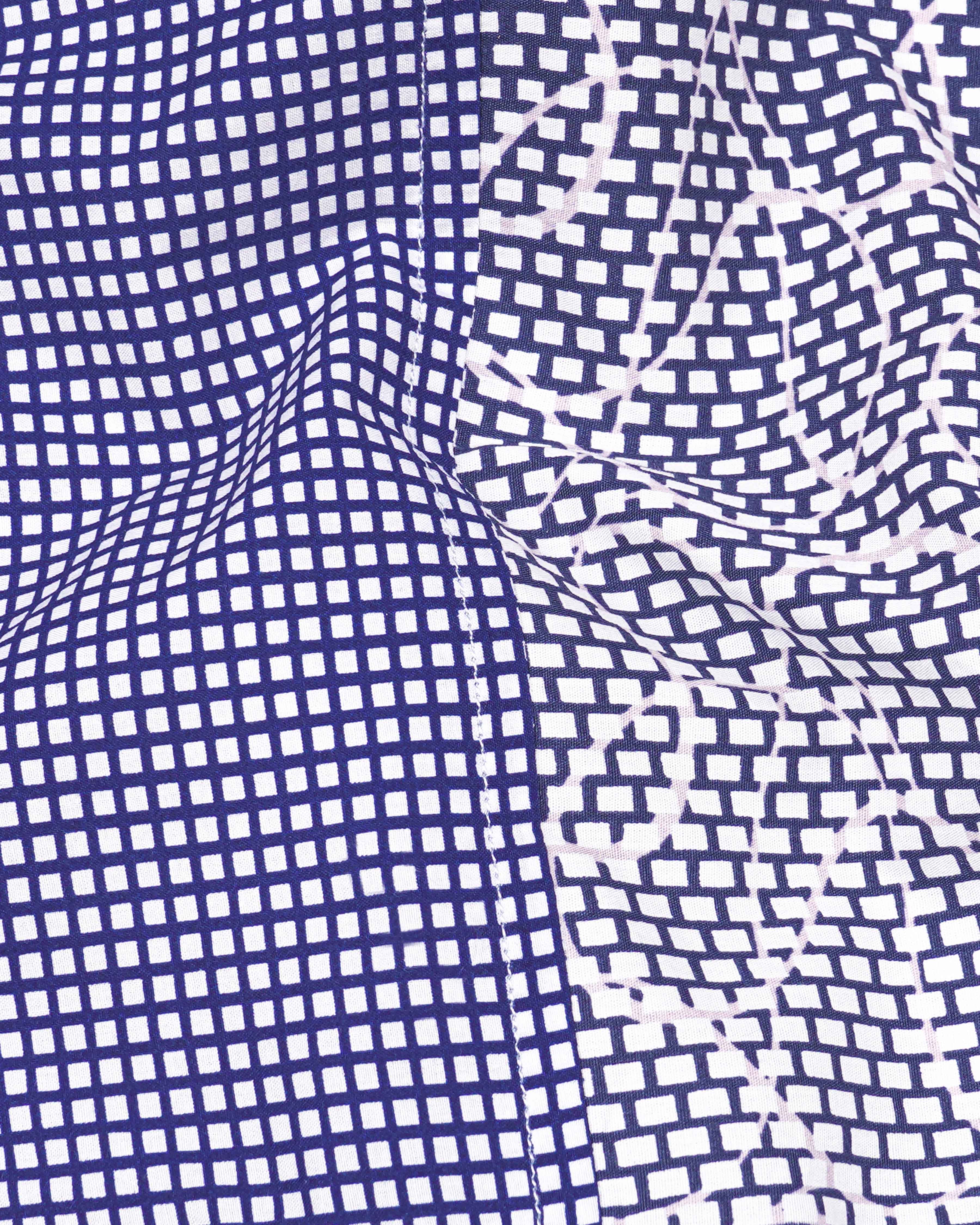 Meteorite Blue and White Premium Cotton Designer Block Shirt 8050-P112-38,8050-P112-38,8050-P112-39,8050-P112-39,8050-P112-40,8050-P112-40,8050-P112-42,8050-P112-42,8050-P112-44,8050-P112-44,8050-P112-46,8050-P112-46,8050-P112-48,8050-P112-48,8050-P112-50,8050-P112-50,8050-P112-52,8050-P112-52