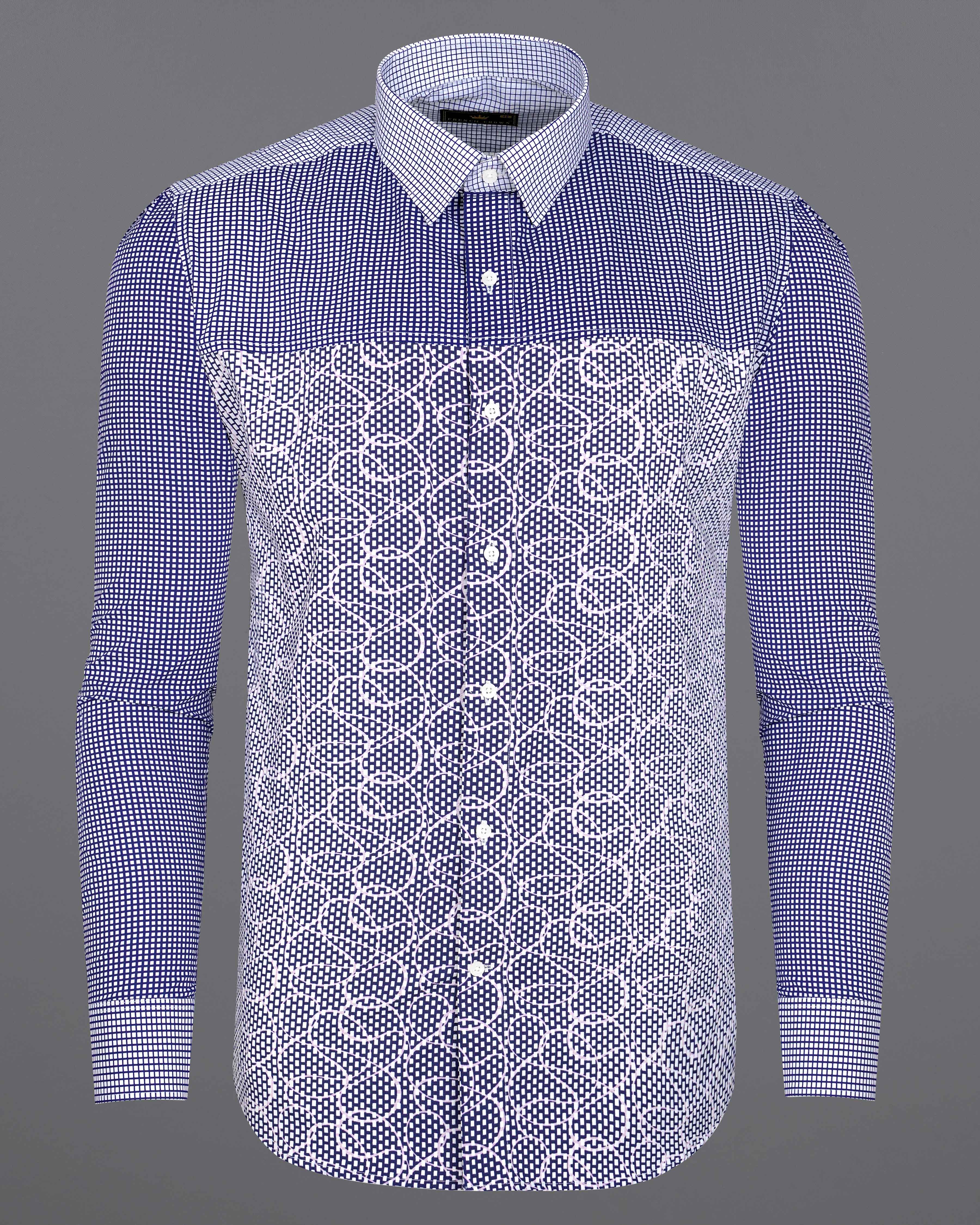 Meteorite Blue and White Premium Cotton Designer Block Shirt 8050-P112-38,8050-P112-38,8050-P112-39,8050-P112-39,8050-P112-40,8050-P112-40,8050-P112-42,8050-P112-42,8050-P112-44,8050-P112-44,8050-P112-46,8050-P112-46,8050-P112-48,8050-P112-48,8050-P112-50,8050-P112-50,8050-P112-52,8050-P112-52