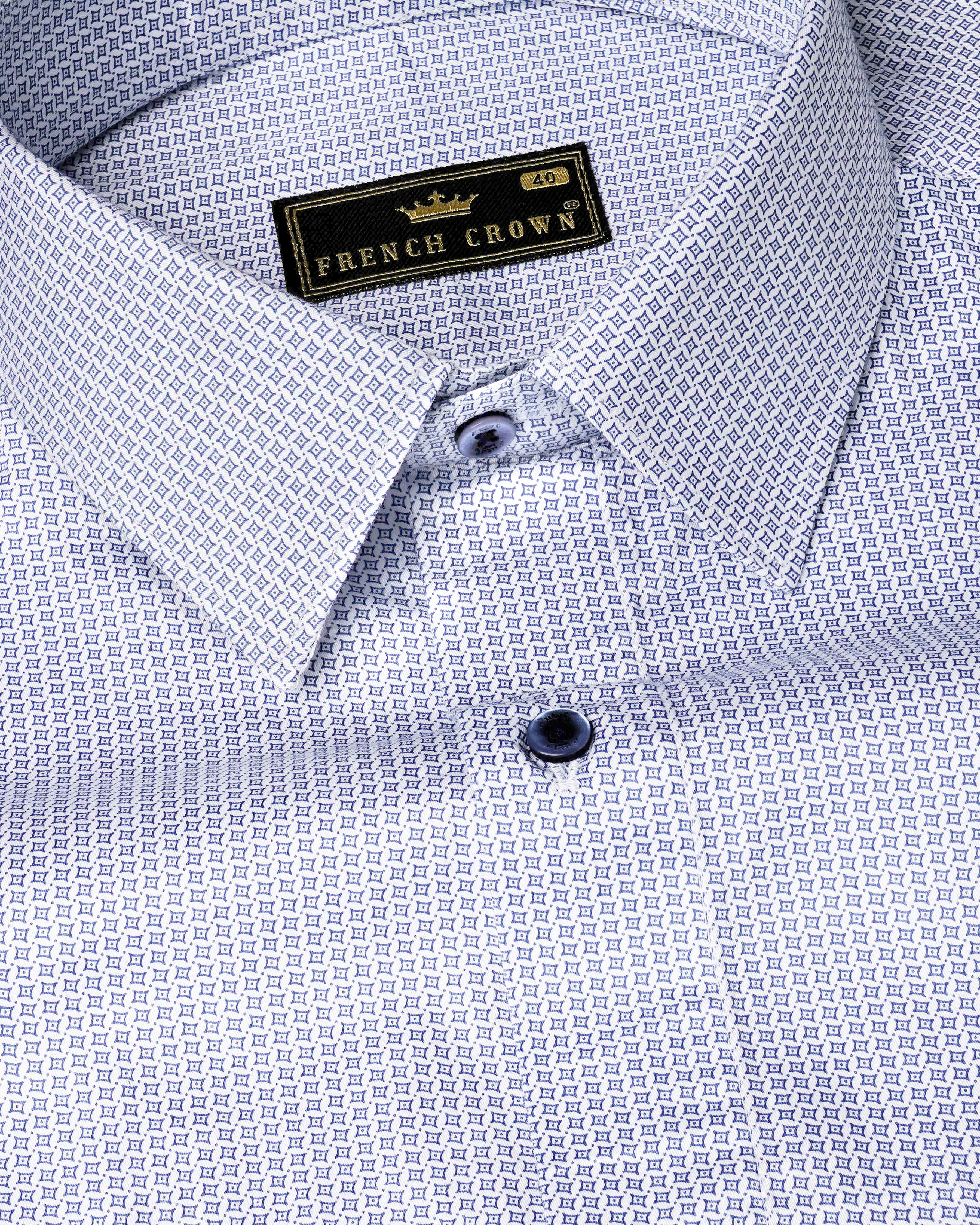 Ship Cove Blue Printed Super Soft Premium Cotton Shirt 8146-BLE-38, 8146-BLE-H-38, 8146-BLE-39, 8146-BLE-H-39, 8146-BLE-40, 8146-BLE-H-40, 8146-BLE-42, 8146-BLE-H-42, 8146-BLE-44, 8146-BLE-H-44, 8146-BLE-46, 8146-BLE-H-46, 8146-BLE-48, 8146-BLE-H-48, 8146-BLE-50, 8146-BLE-H-50, 8146-BLE-52, 8146-BLE-H-52