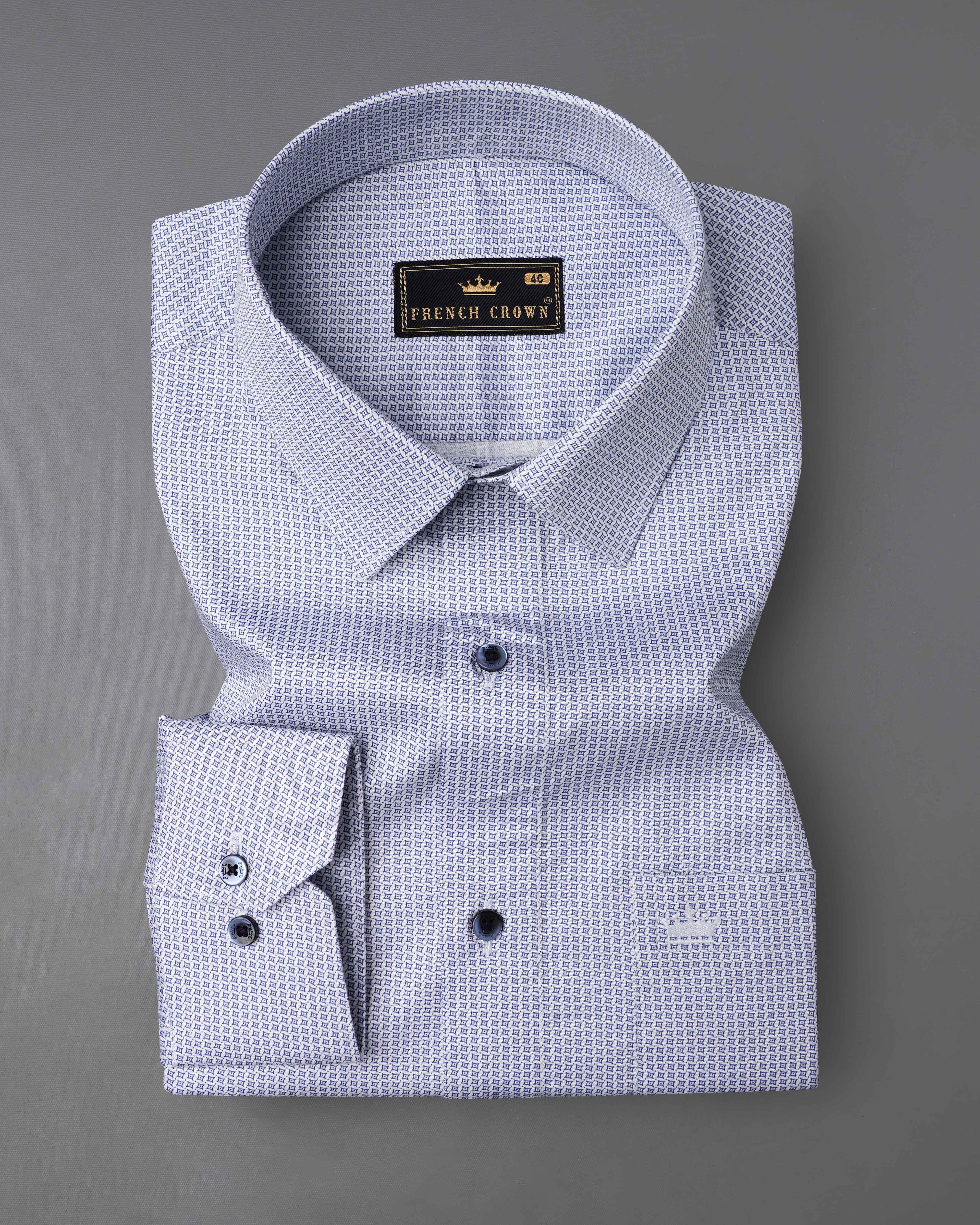 Ship Cove Blue Printed Super Soft Premium Cotton Shirt 8146-BLE-38, 8146-BLE-H-38, 8146-BLE-39, 8146-BLE-H-39, 8146-BLE-40, 8146-BLE-H-40, 8146-BLE-42, 8146-BLE-H-42, 8146-BLE-44, 8146-BLE-H-44, 8146-BLE-46, 8146-BLE-H-46, 8146-BLE-48, 8146-BLE-H-48, 8146-BLE-50, 8146-BLE-H-50, 8146-BLE-52, 8146-BLE-H-52