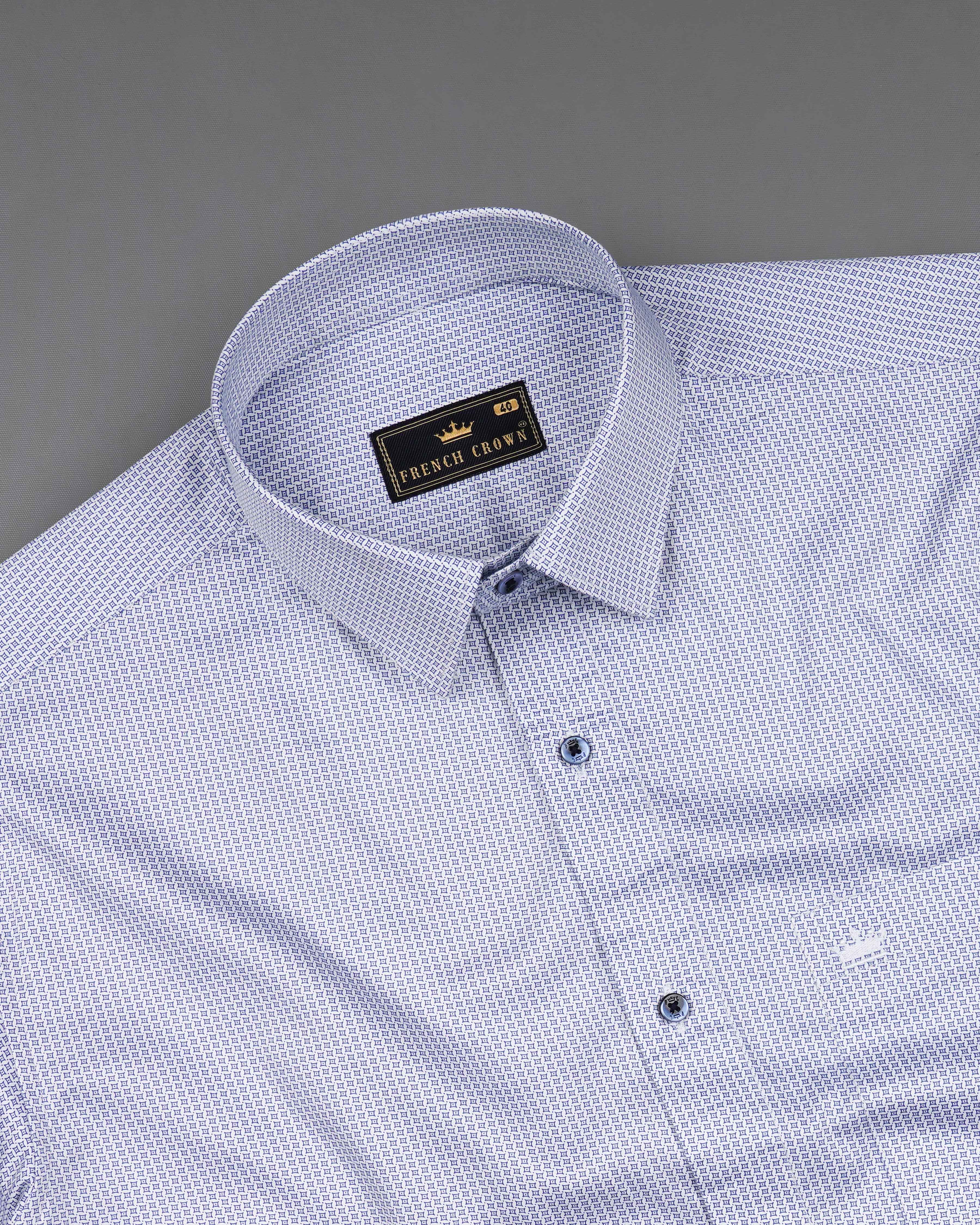 Ship Cove Blue Printed Super Soft Premium Cotton Shirt 8146-BLE-38, 8146-BLE-H-38, 8146-BLE-39, 8146-BLE-H-39, 8146-BLE-40, 8146-BLE-H-40, 8146-BLE-42, 8146-BLE-H-42, 8146-BLE-44, 8146-BLE-H-44, 8146-BLE-46, 8146-BLE-H-46, 8146-BLE-48, 8146-BLE-H-48, 8146-BLE-50, 8146-BLE-H-50, 8146-BLE-52, 8146-BLE-H-52