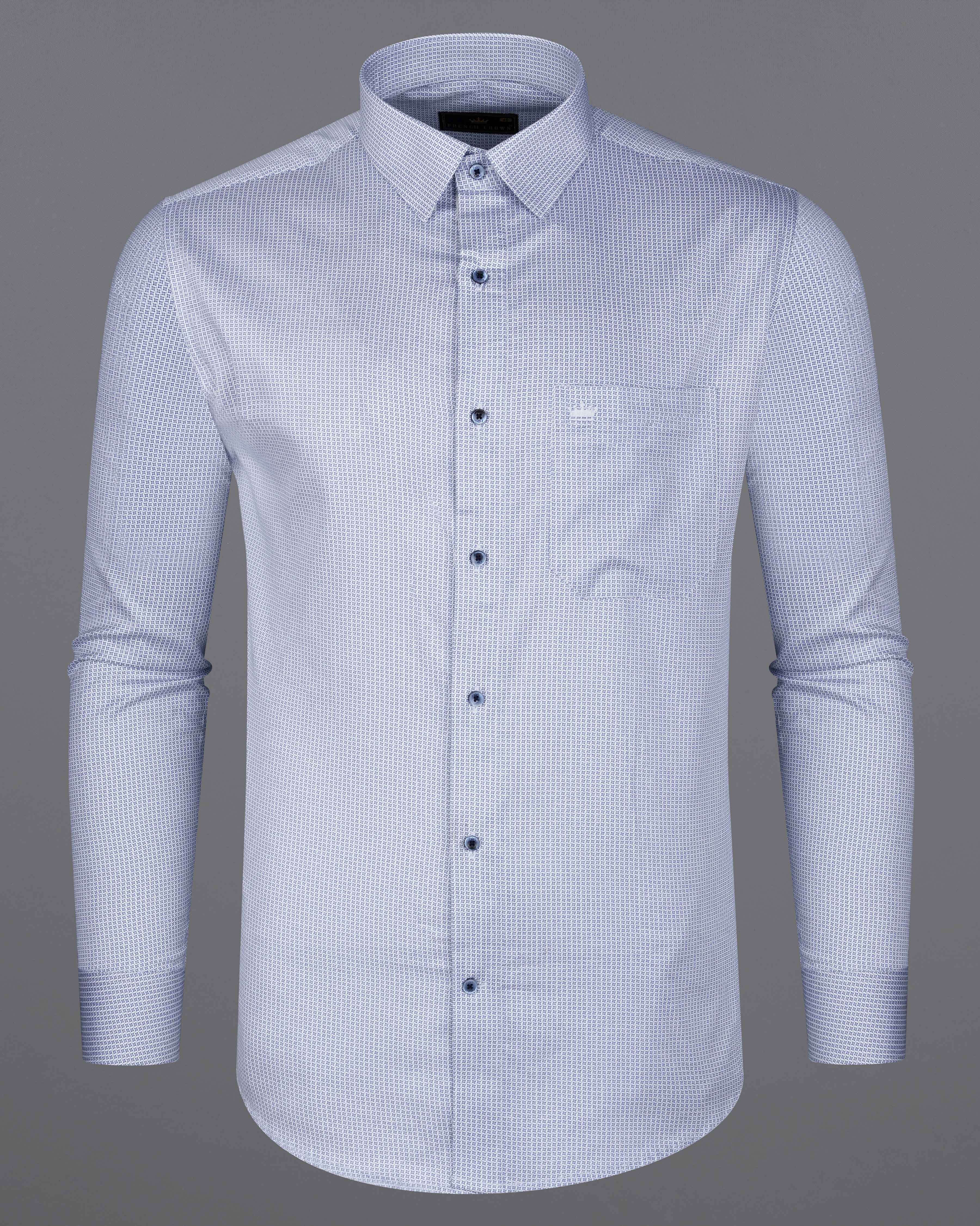 Ship Cove Blue Printed Super Soft Premium Cotton Shirt 8146-BLE-38, 8146-BLE-H-38, 8146-BLE-39, 8146-BLE-H-39, 8146-BLE-40, 8146-BLE-H-40, 8146-BLE-42, 8146-BLE-H-42, 8146-BLE-44, 8146-BLE-H-44, 8146-BLE-46, 8146-BLE-H-46, 8146-BLE-48, 8146-BLE-H-48, 8146-BLE-50, 8146-BLE-H-50, 8146-BLE-52, 8146-BLE-H-52