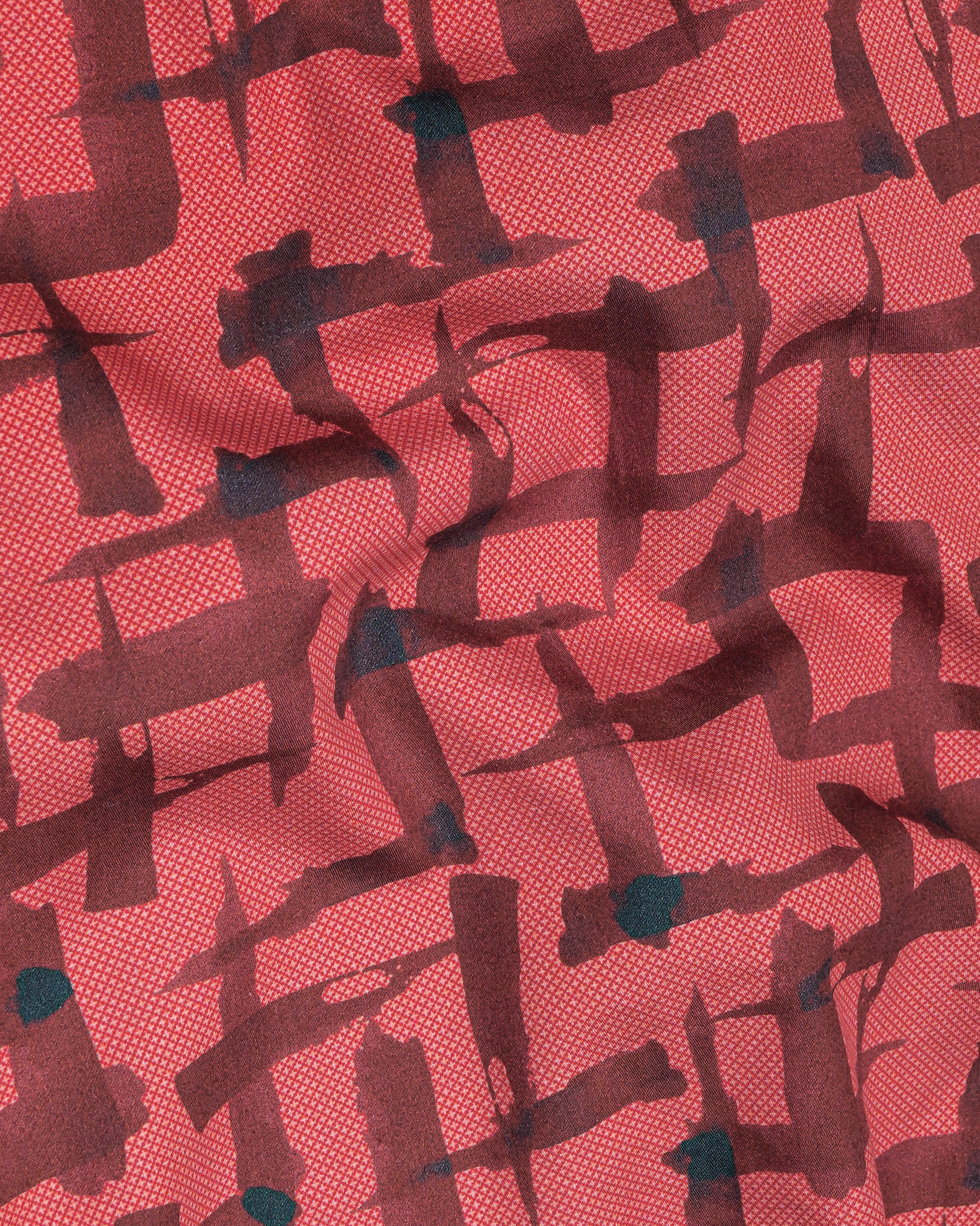 Pastel Pink with Deep Coffee Brown Abstract Printed Super Soft Premium Cotton Shirt 8190 -38,8190 -H-38,8190 -39,8190 -H-39,8190 -40,8190 -H-40,8190 -42,8190 -H-42,8190 -44,8190 -H-44,8190 -46,8190 -H-46,8190 -48,8190 -H-48,8190 -50,8190 -H-50,8190 -52,8190 -H-52