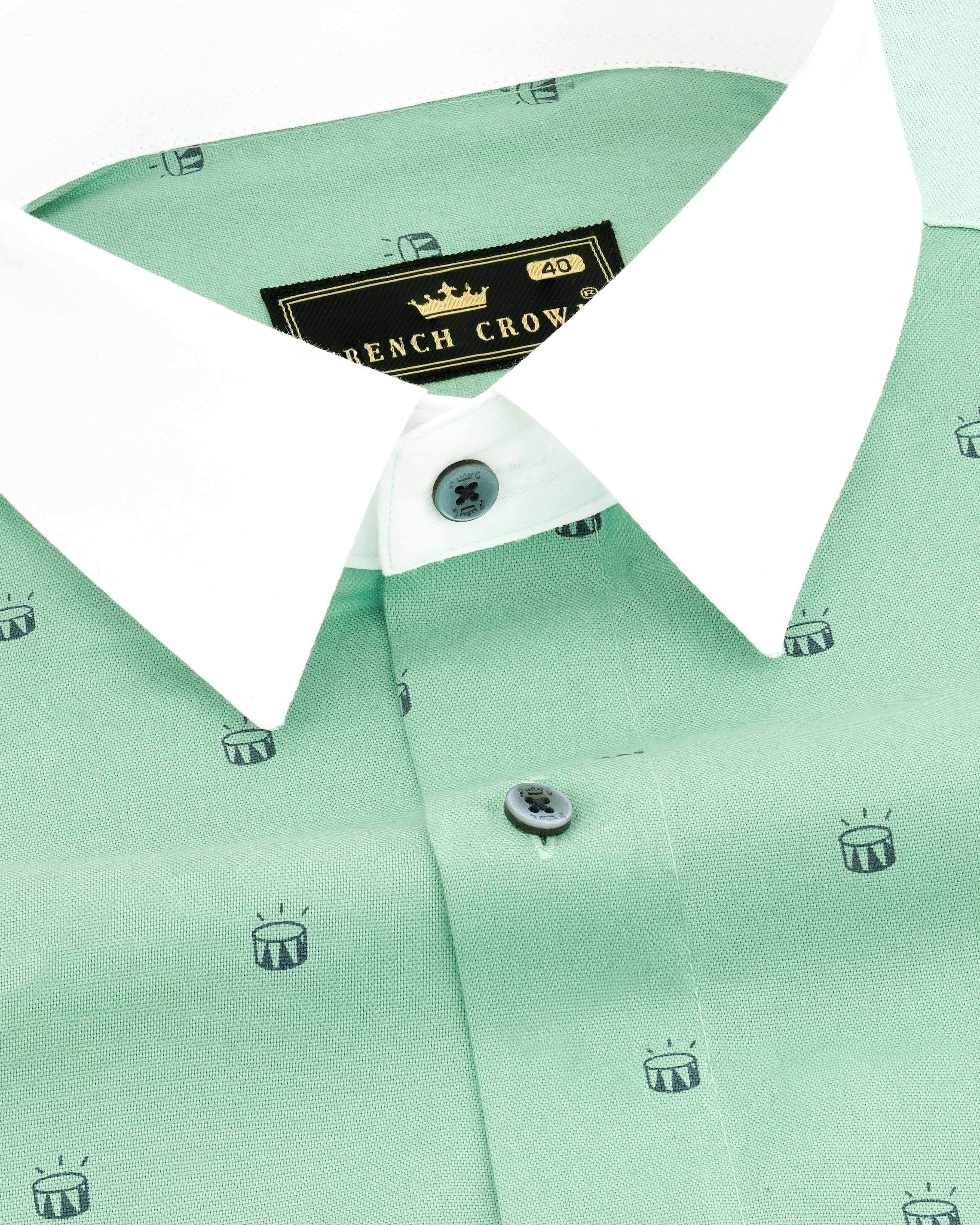Turquoise Green Drum Printed with White Collar and Cuffs Royal Oxford Shirt 8317-WCC-BLE -38,8317-WCC-BLE -H-38,8317-WCC-BLE -39,8317-WCC-BLE -H-39,8317-WCC-BLE -40,8317-WCC-BLE -H-40,8317-WCC-BLE -42,8317-WCC-BLE -H-42,8317-WCC-BLE -44,8317-WCC-BLE -H-44,8317-WCC-BLE -46,8317-WCC-BLE -H-46,8317-WCC-BLE -48,8317-WCC-BLE -H-48,8317-WCC-BLE -50,8317-WCC-BLE -H-50,8317-WCC-BLE -52,8317-WCC-BLE -H-52
